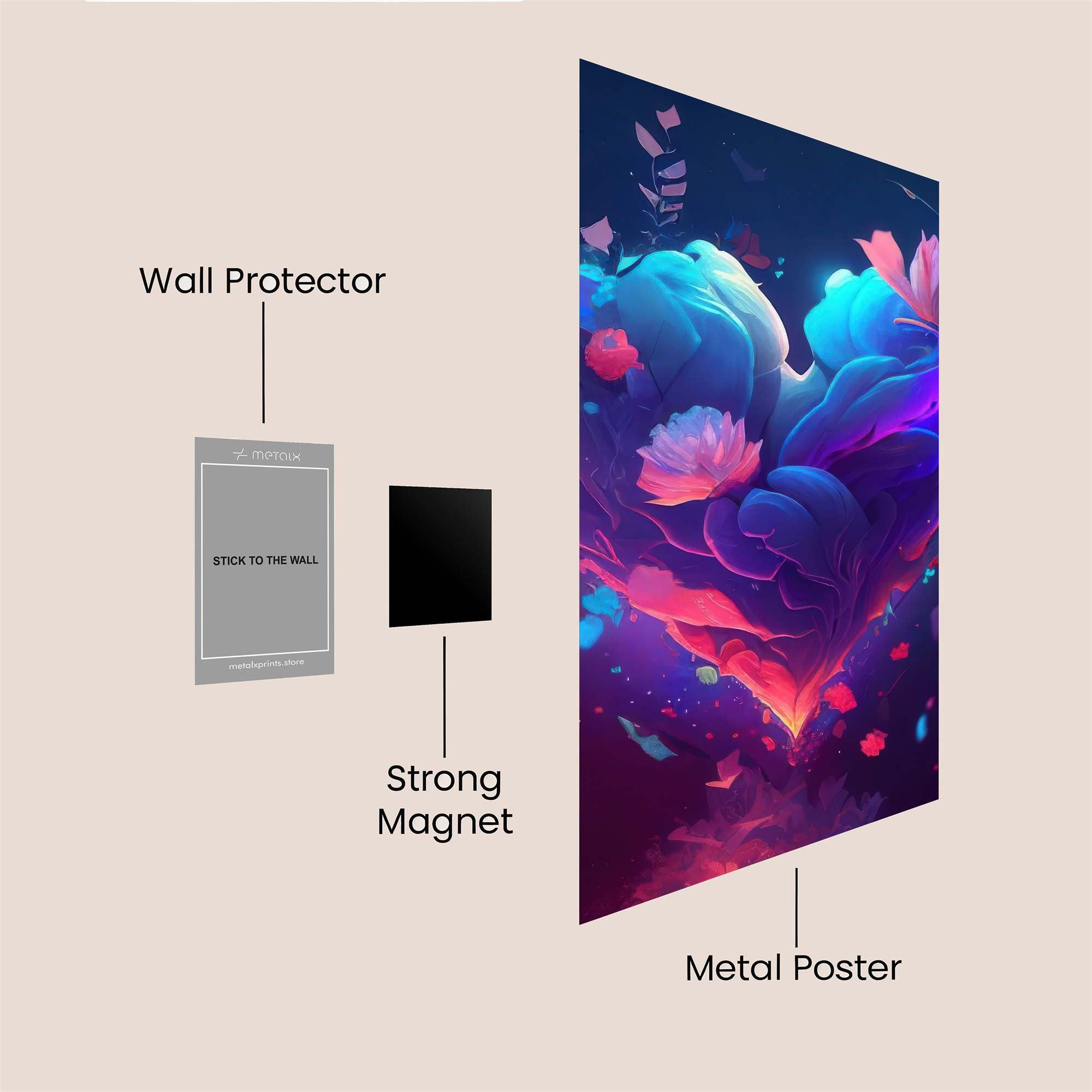 HeartWhisper Safe Wall Magnetic / M