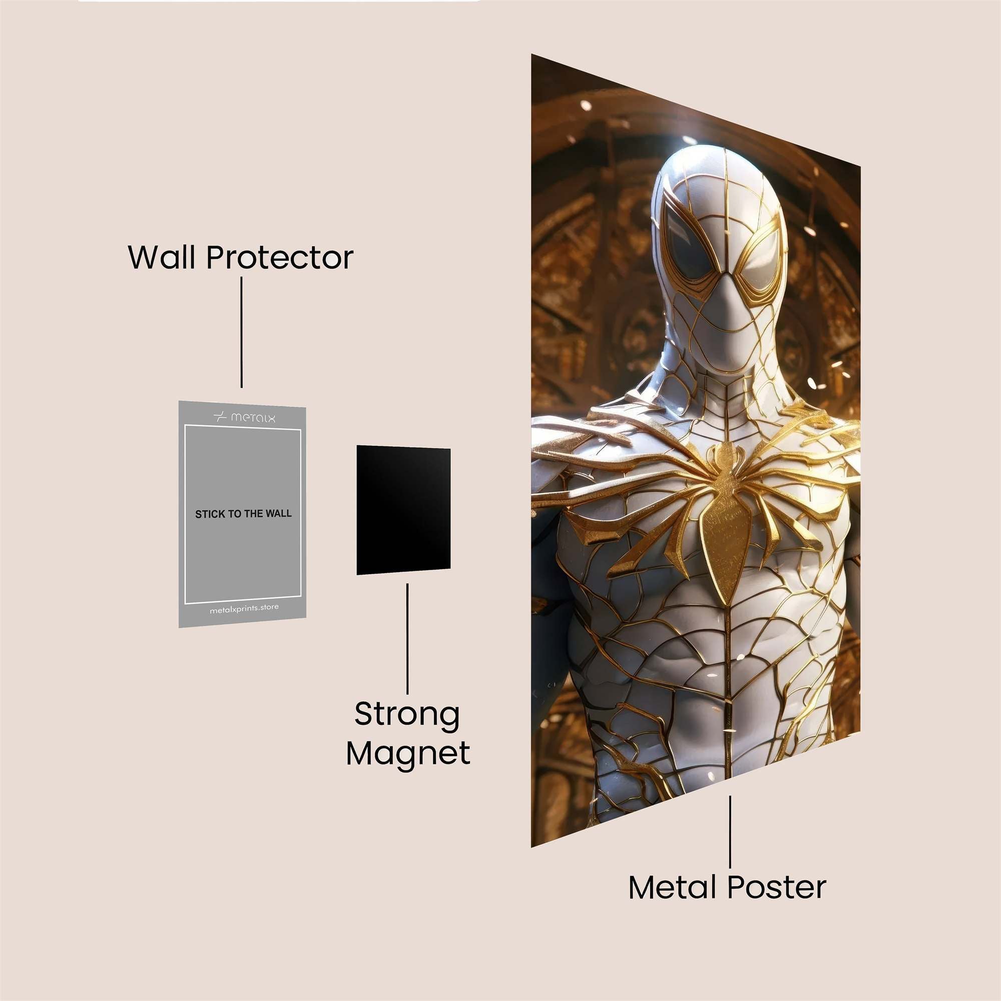 Spider Divine Safe Wall Magnetic / M