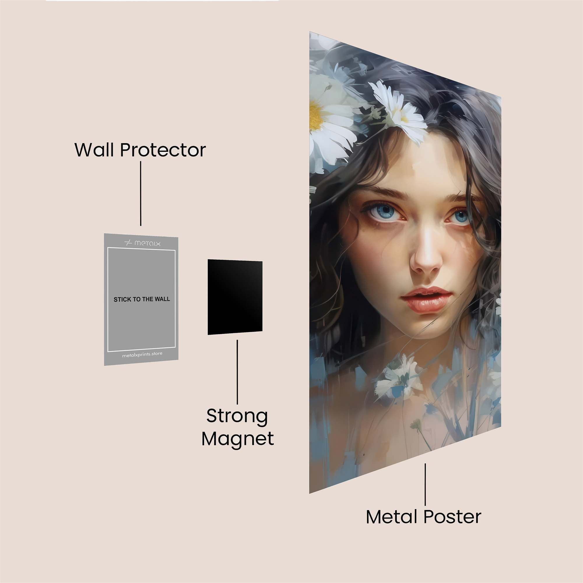 Daisy Dream Safe Wall Magnetic / M