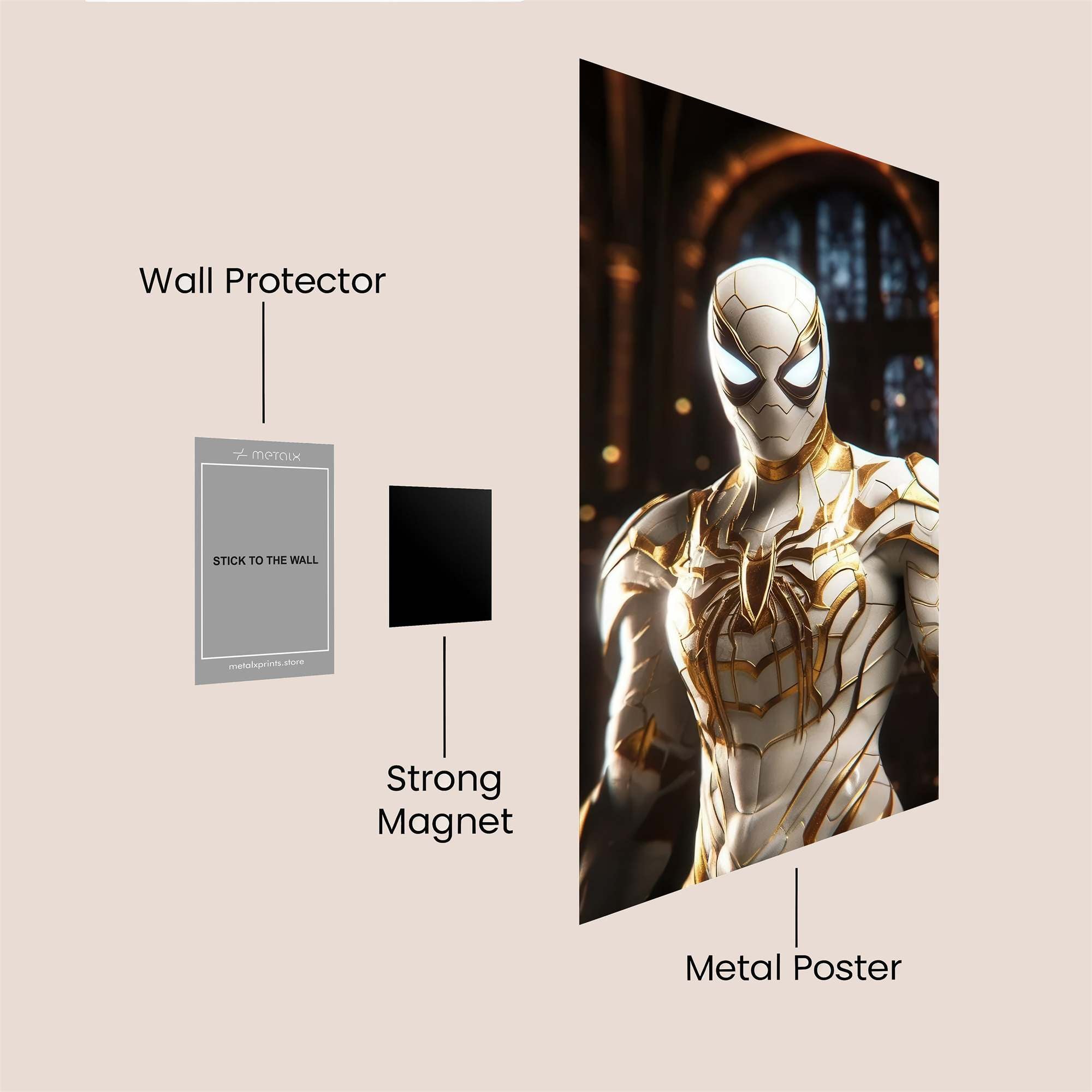Spider Radiant Safe Wall Magnetic / M