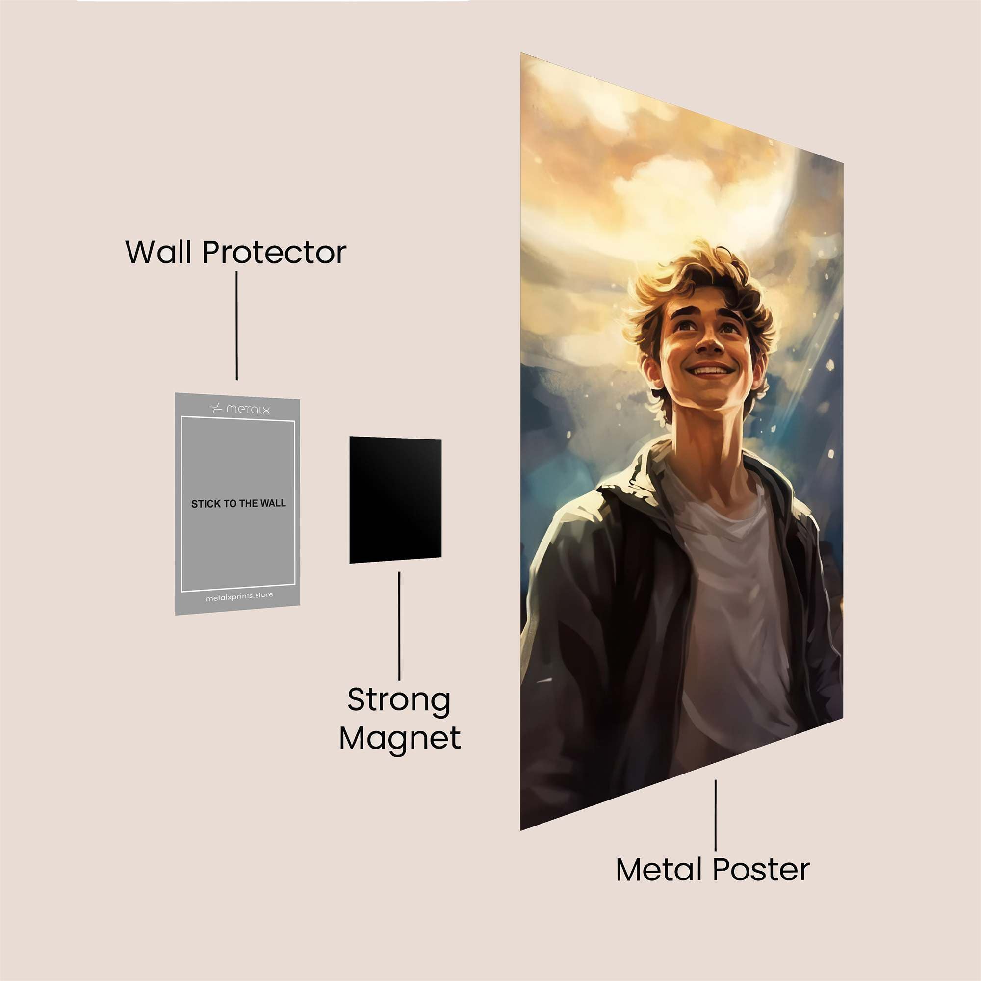 Percy Radiant Safe Wall Magnetic / M
