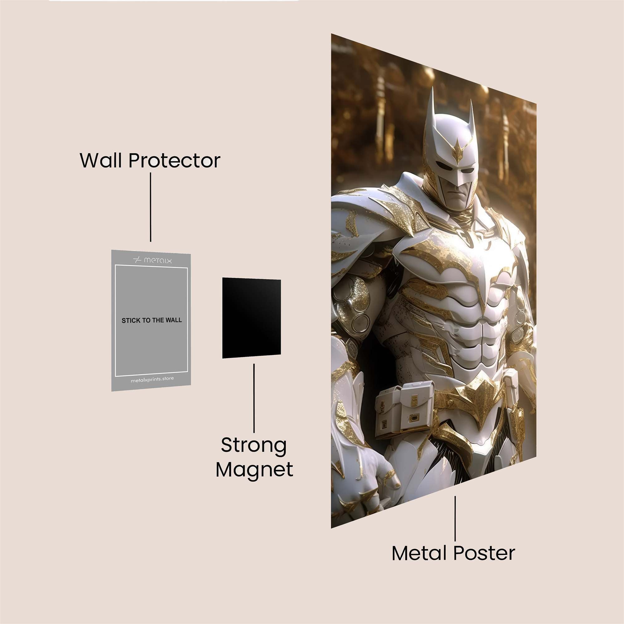 Batman Divine Safe Wall Magnetic / M