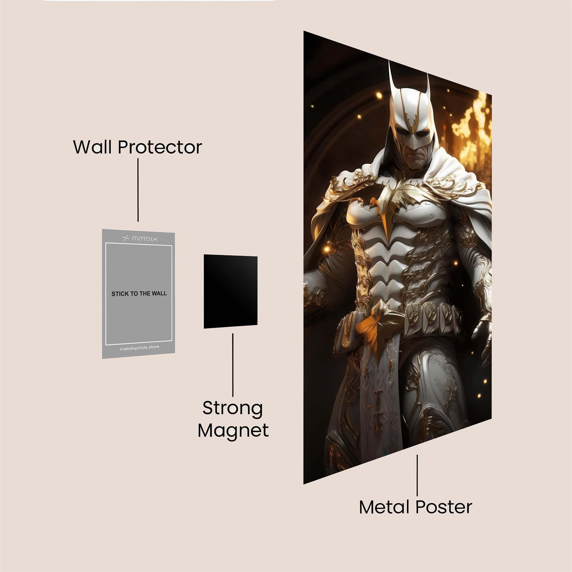 Batman Regal Safe Wall Magnetic / M
