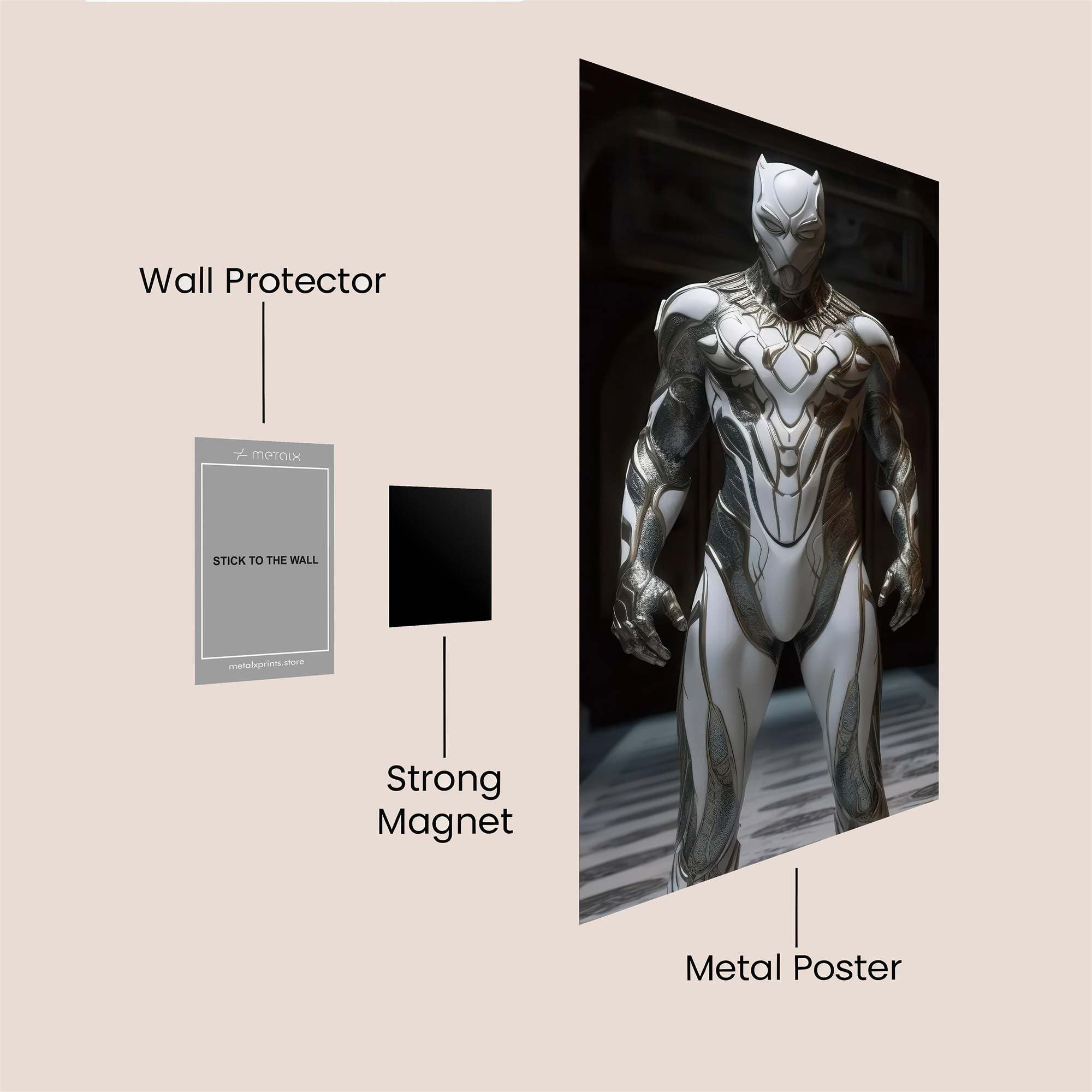 BlackPanther Regal Safe Wall Magnetic / M
