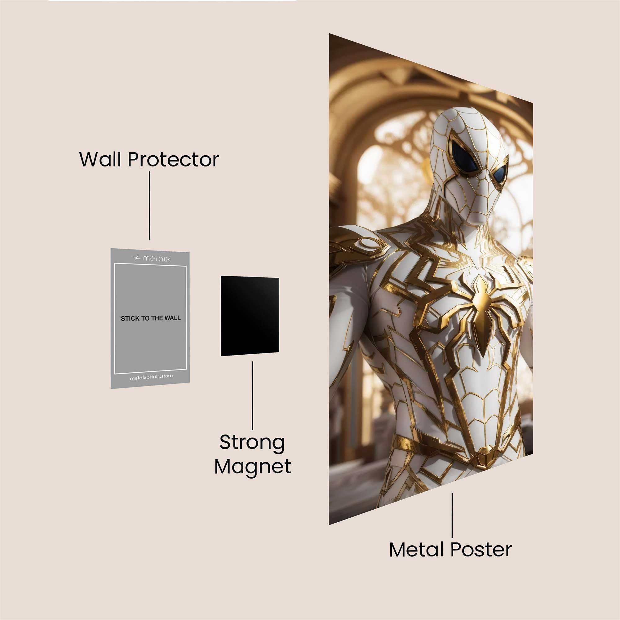 Spider Radiant Safe Wall Magnetic / M
