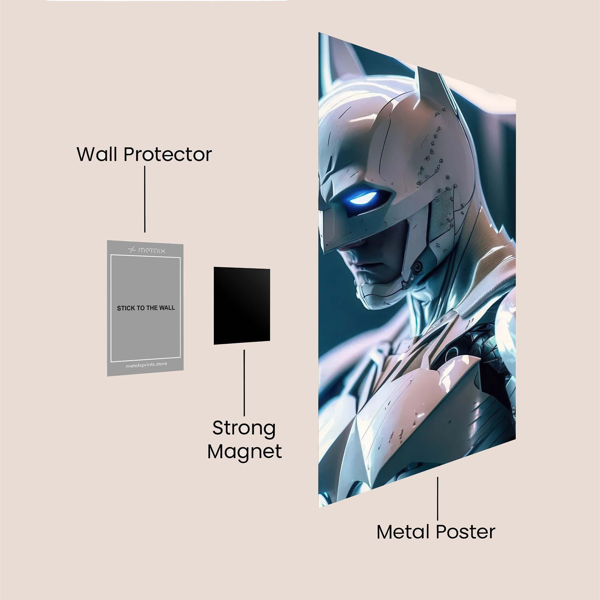 Batman Enigmatic Safe Wall Magnetic / M