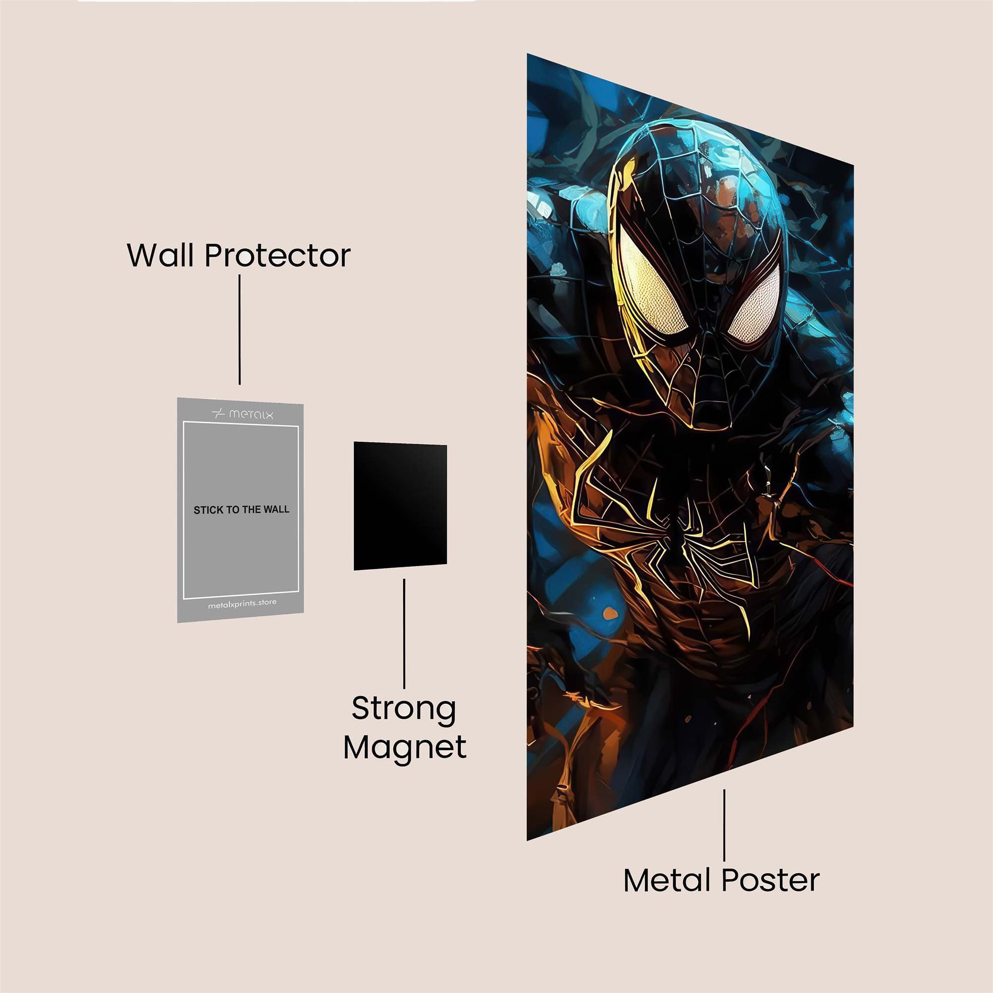 Spider Intense Safe Wall Magnetic / M