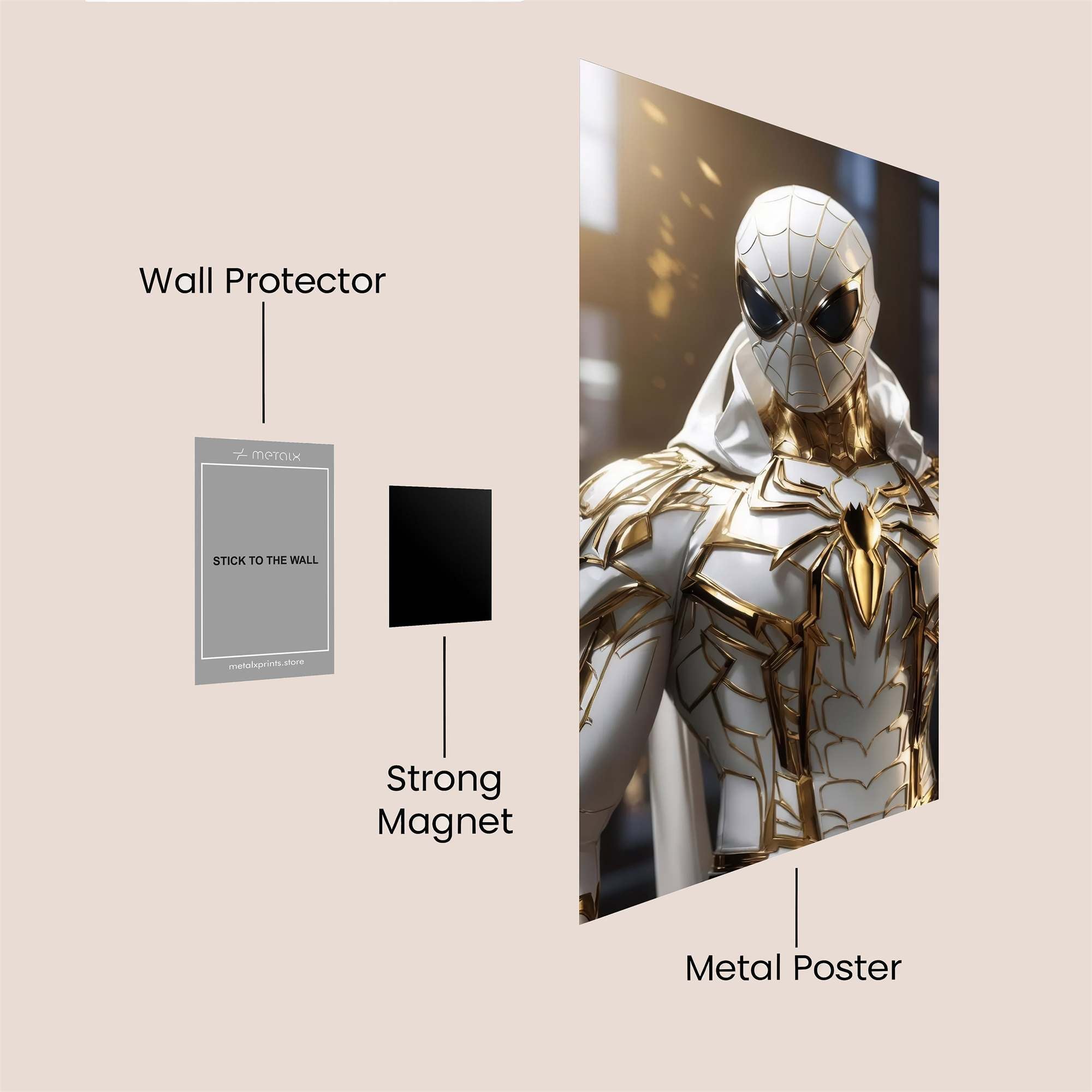 Spider Radiant Safe Wall Magnetic / M
