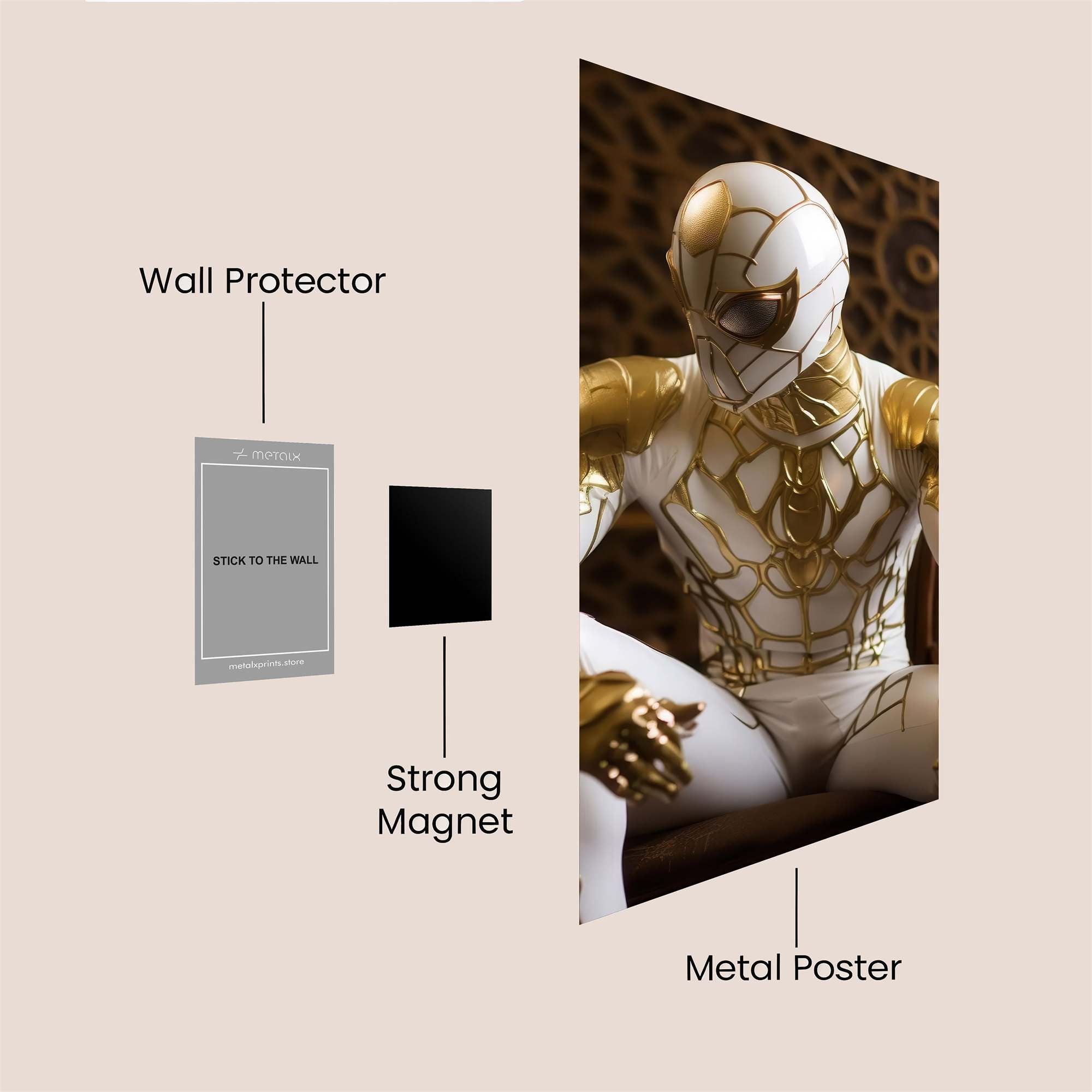 Spider Regal Safe Wall Magnetic / M
