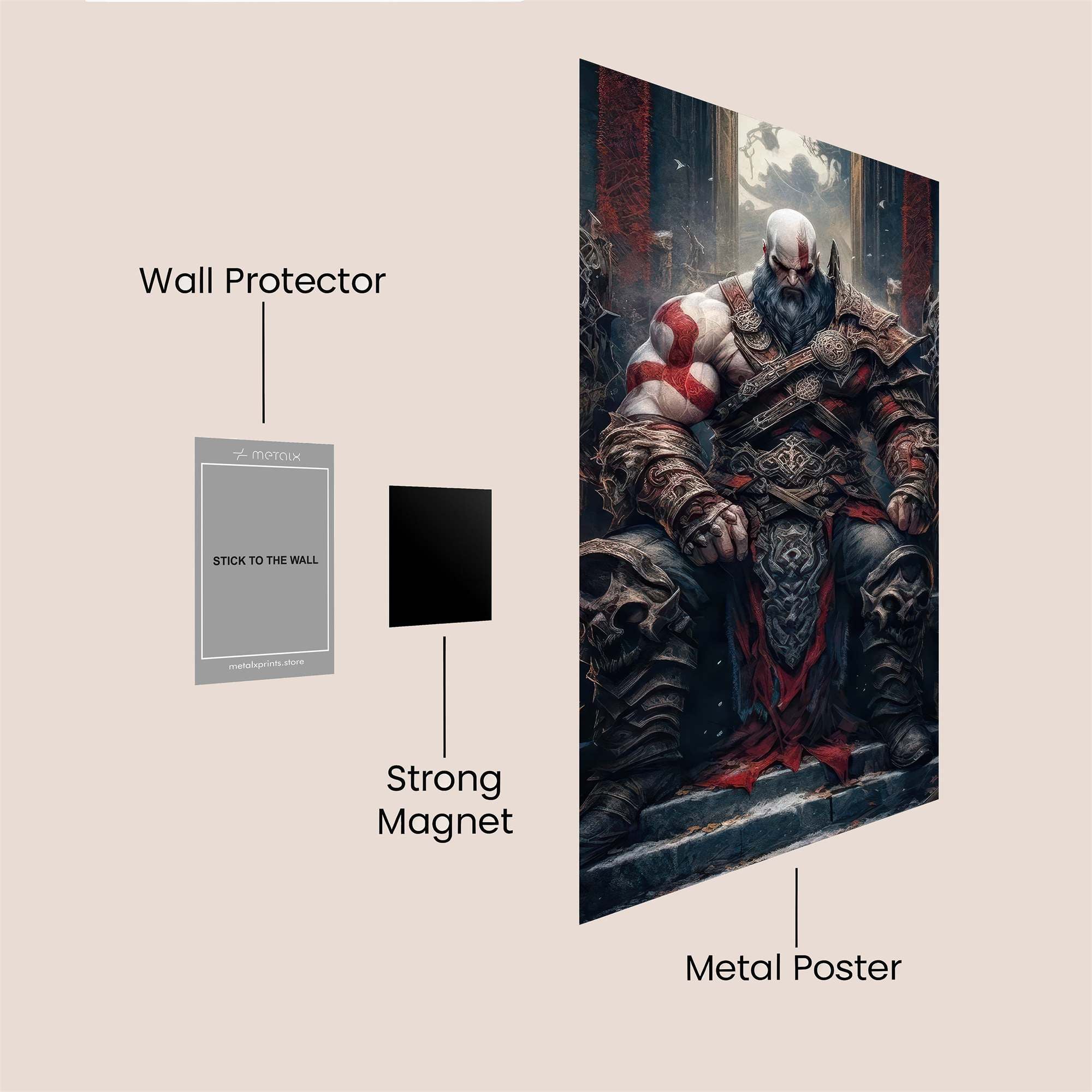 Kratos Regal Safe Wall Magnetic / M