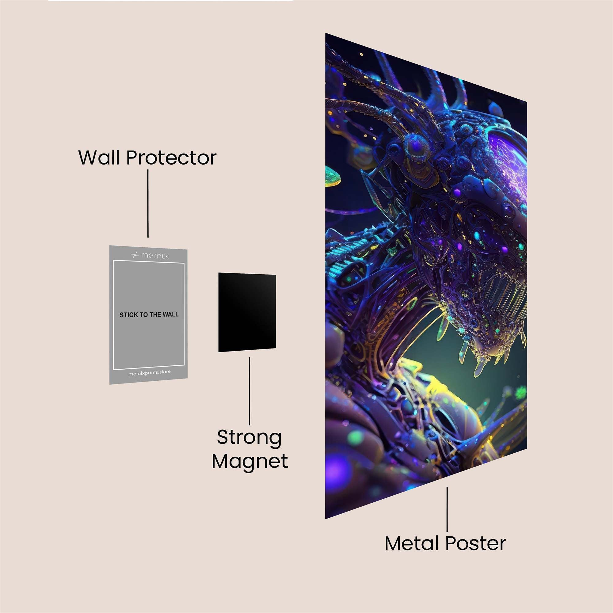 Xenomorph Enigma Safe Wall Magnetic / M