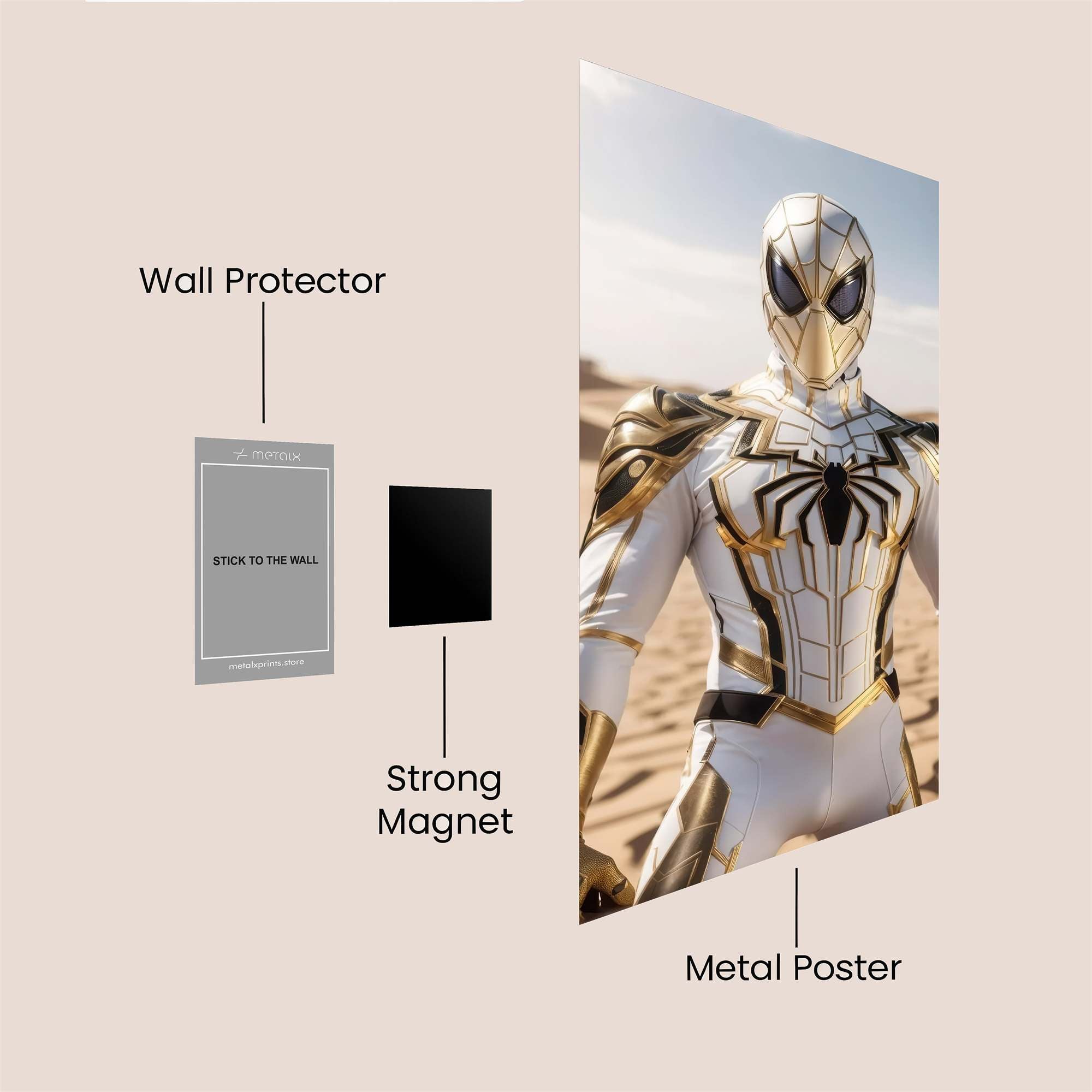 Spider Radiant Safe Wall Magnetic / M