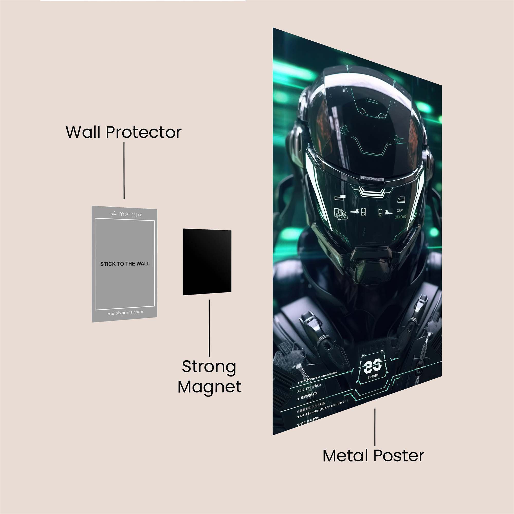 Sentinel Stealth Safe Wall Magnetic / M