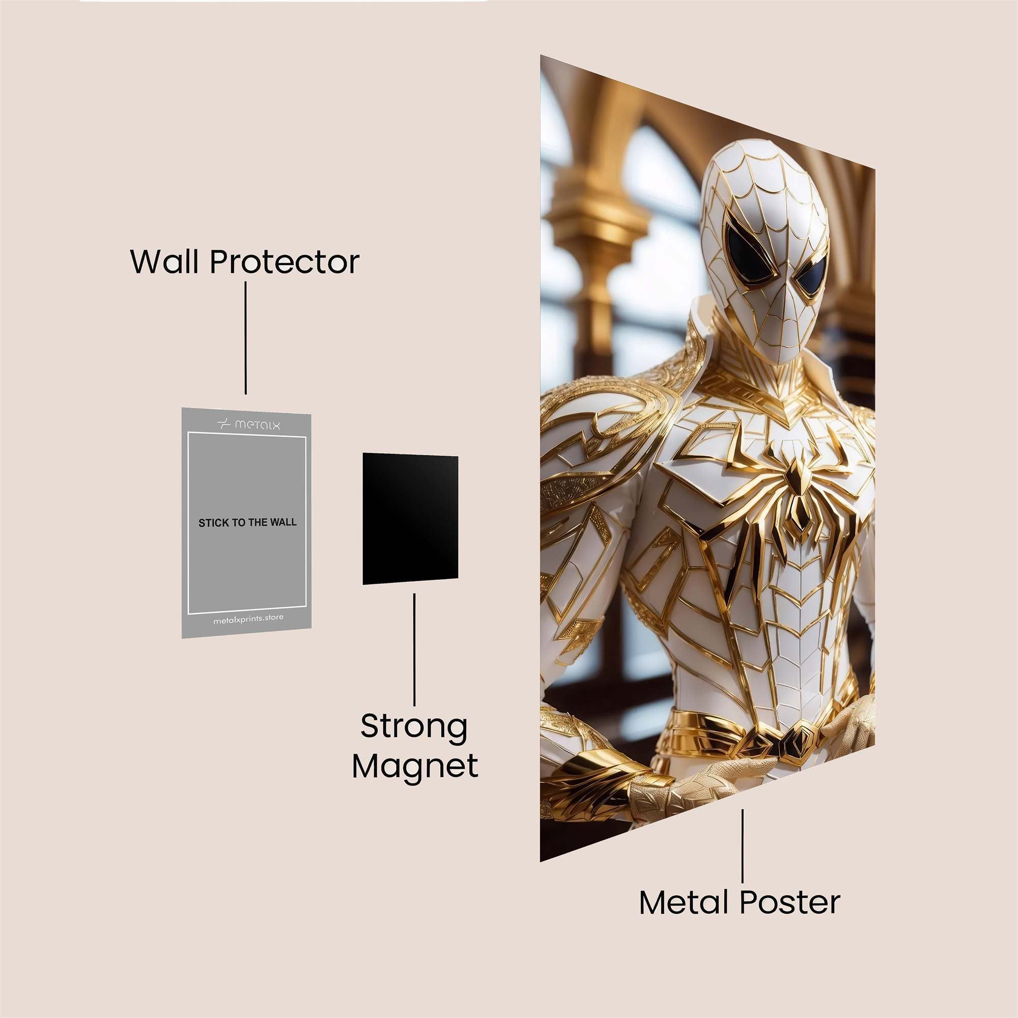 Spider Royal Safe Wall Magnetic / M