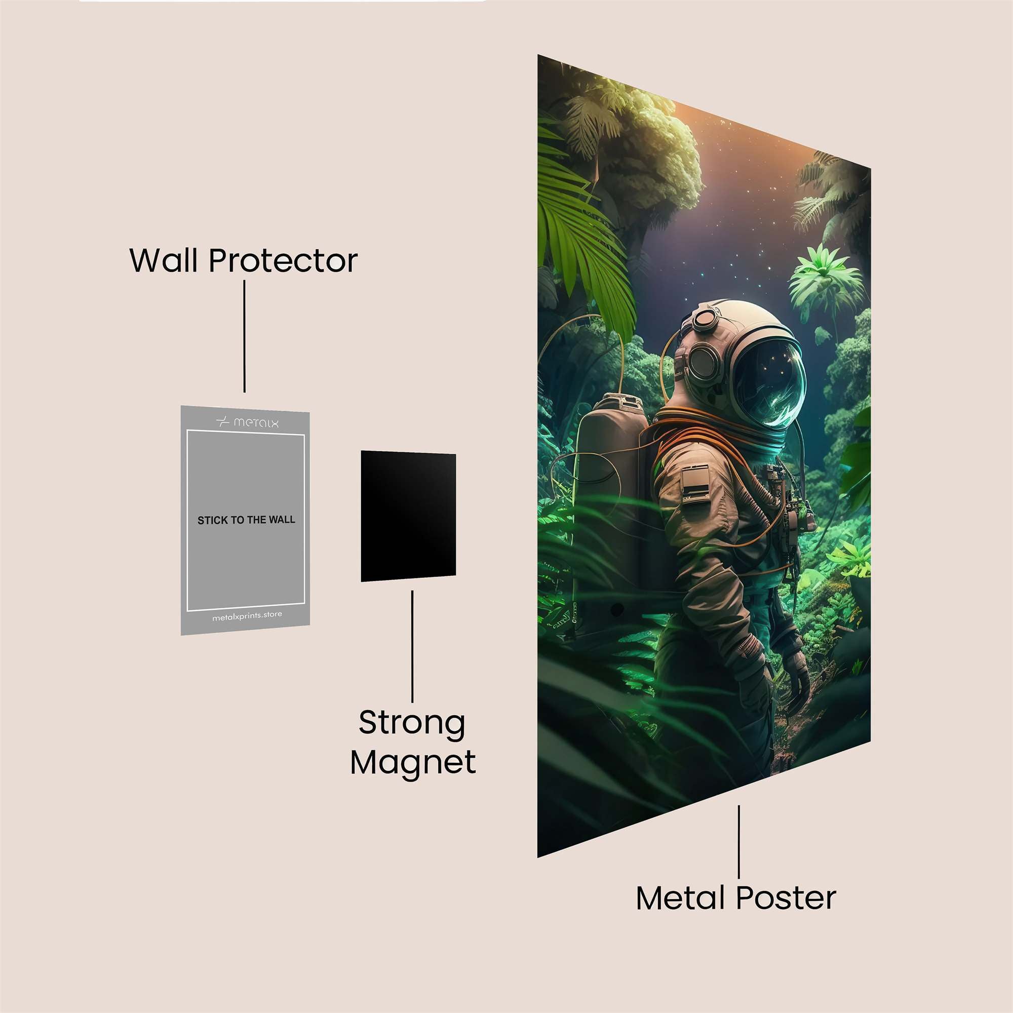 Alien Serenity Safe Wall Magnetic / M
