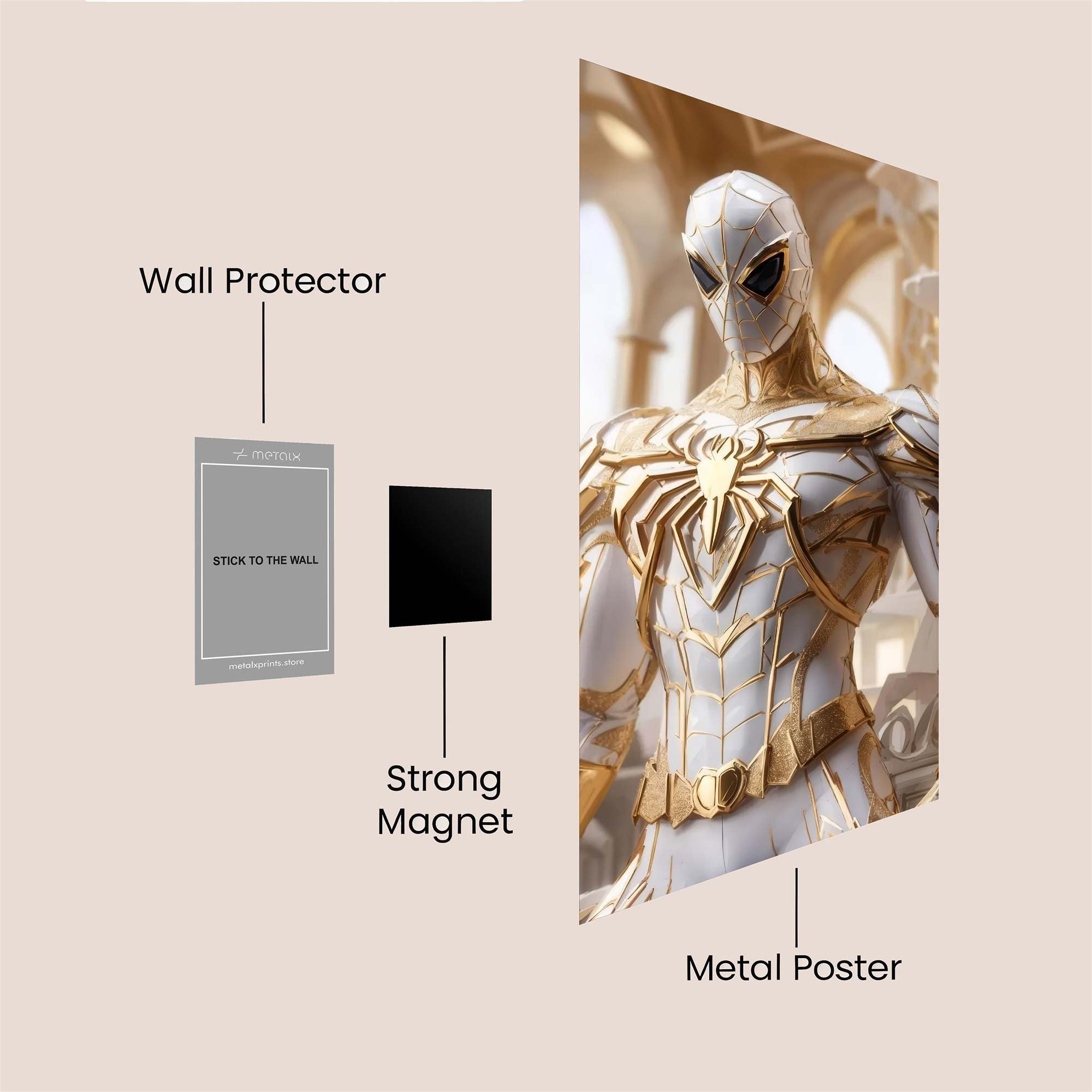 Spider Radiant Safe Wall Magnetic / M