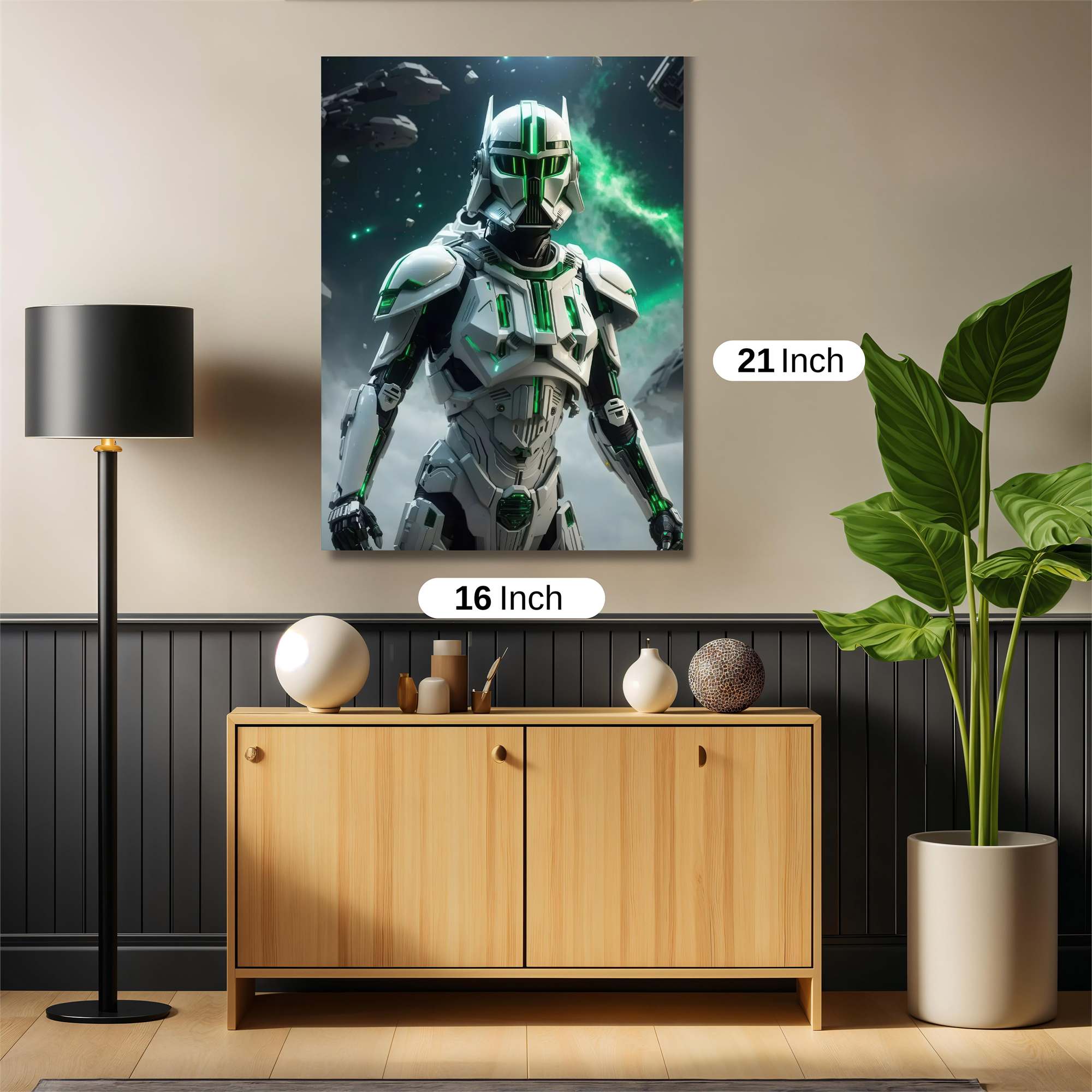 Trooper Radiant Safe Wall Magnetic / M