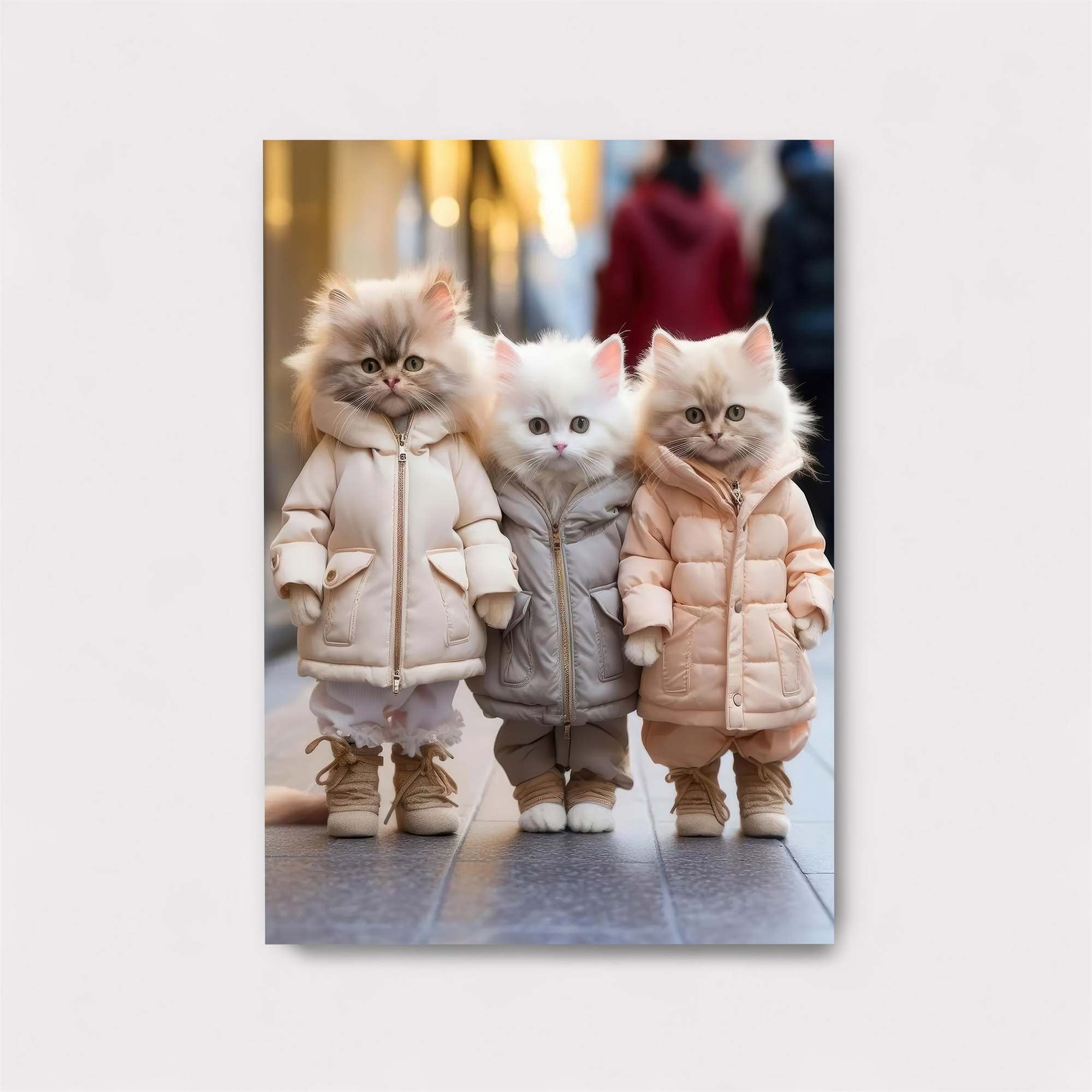 Kittens Cozy Safe Wall Magnetic / M