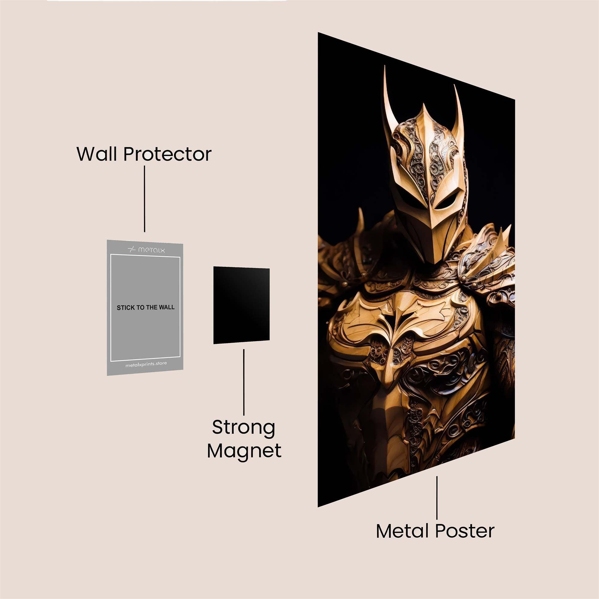 Knight Majestic Safe Wall Magnetic / M