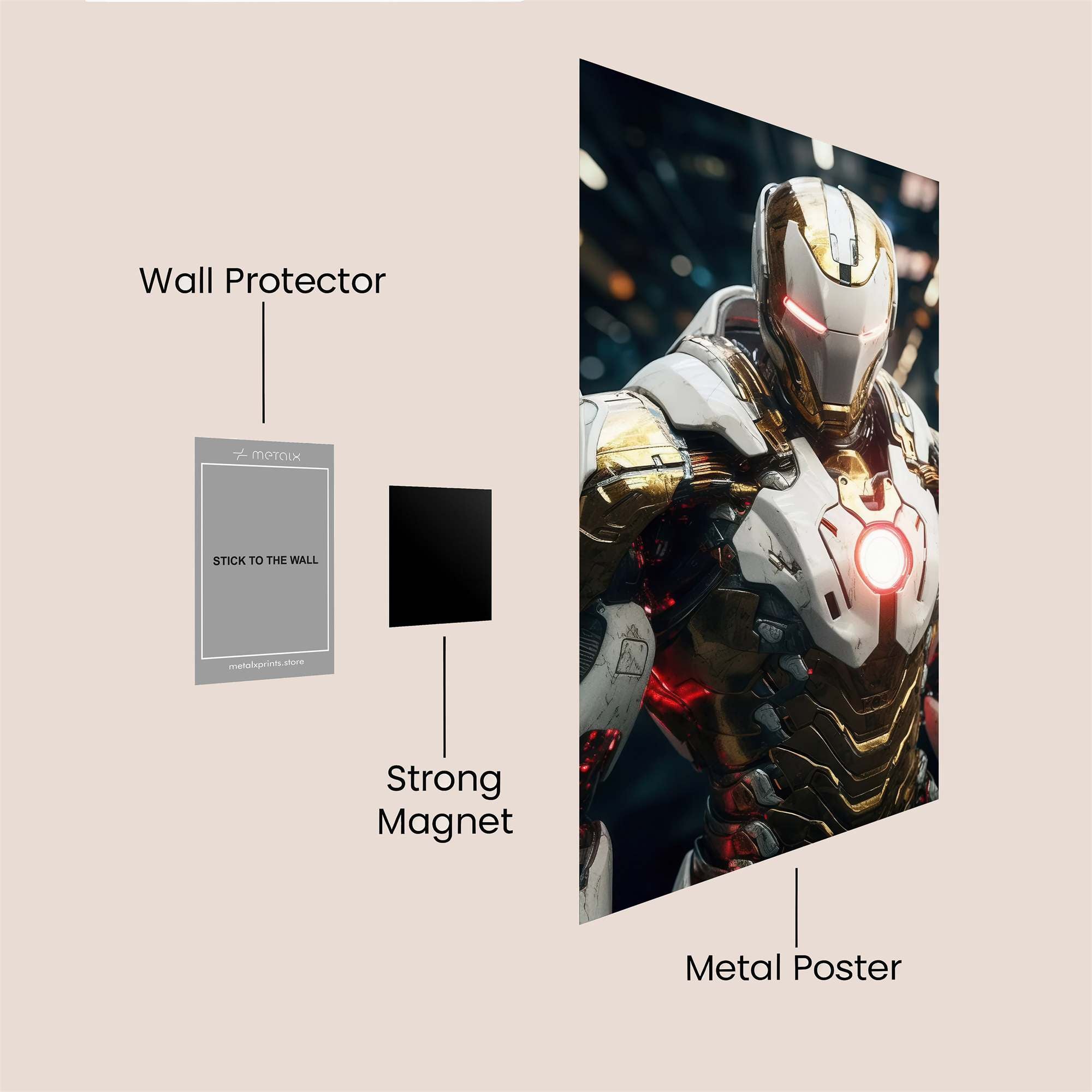 Ironheart Radiant Safe Wall Magnetic / M
