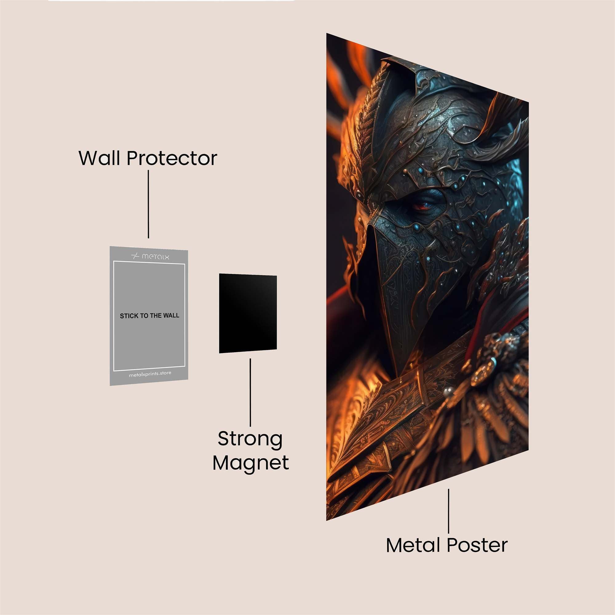 Knight Enigma Safe Wall Magnetic / M
