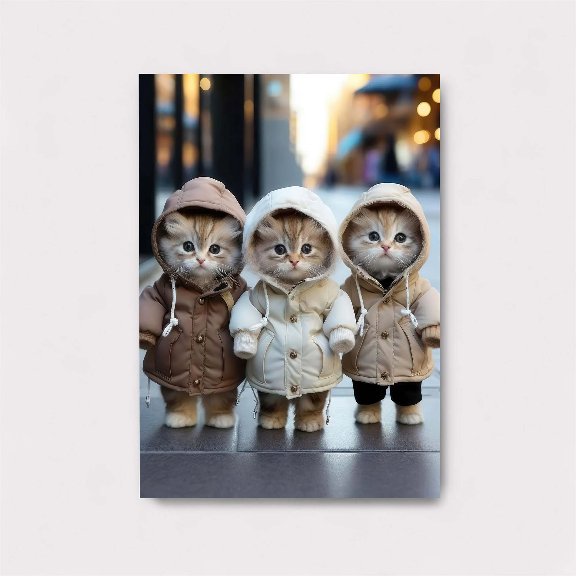 Kittens Cozy Safe Wall Magnetic / M