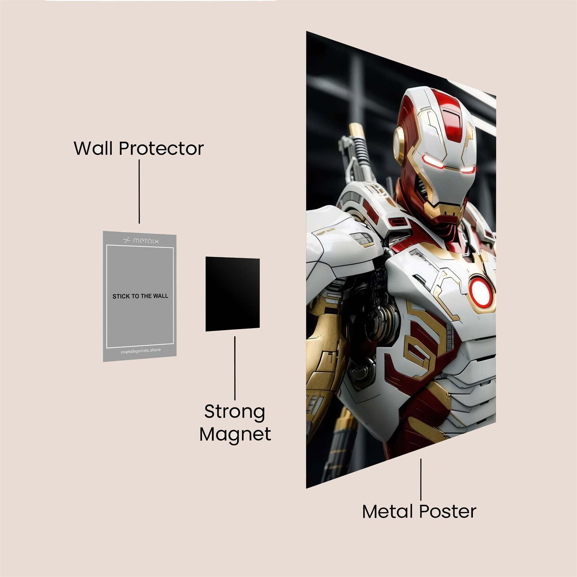 Ironheart Heroic Safe Wall Magnetic / M