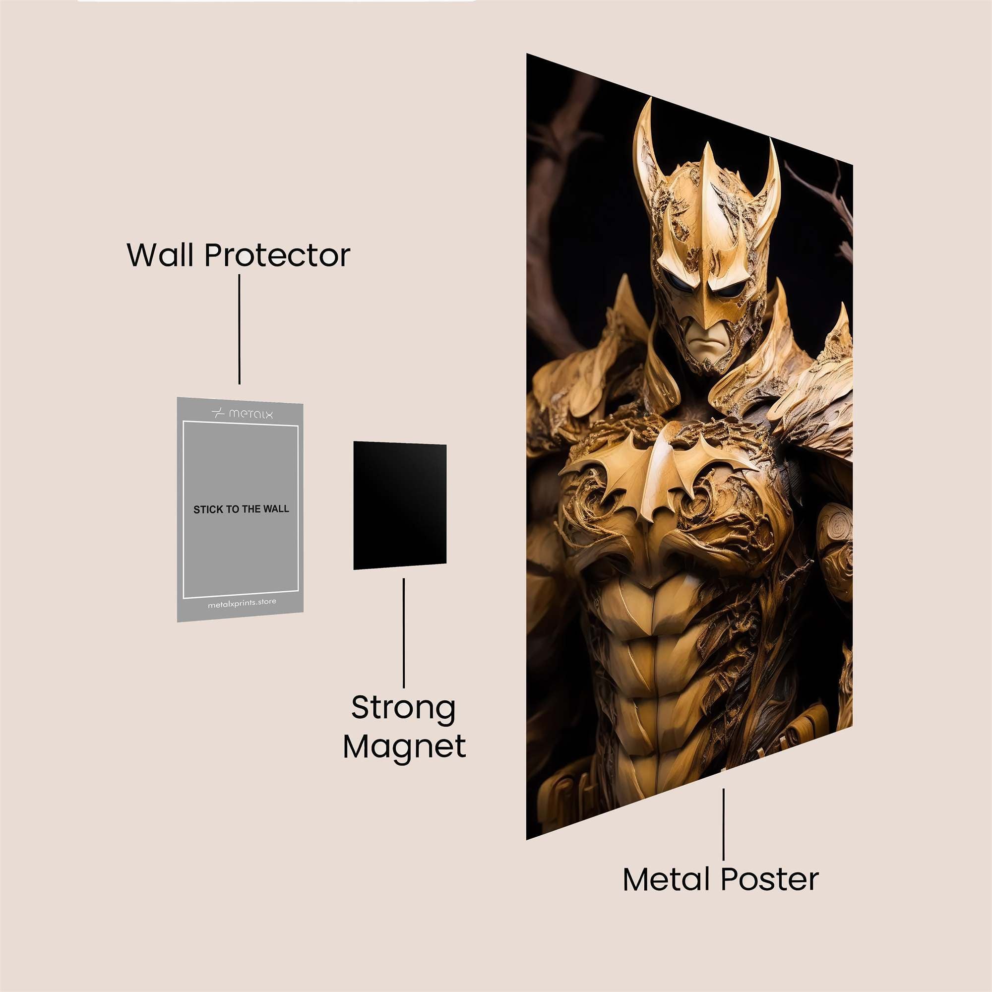 Golden Majesty Safe Wall Magnetic / M