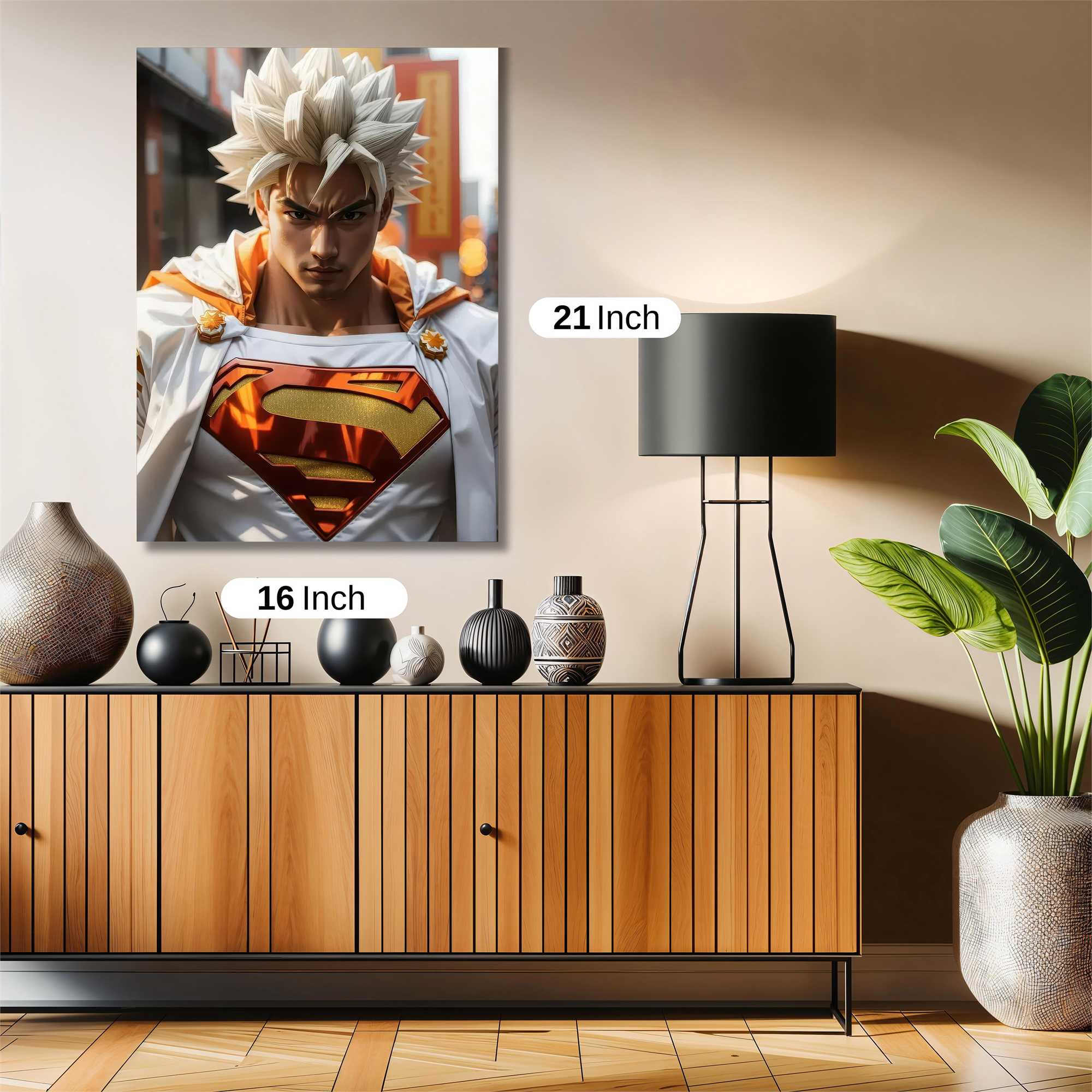 Superman Radiant Safe Wall Magnetic / M