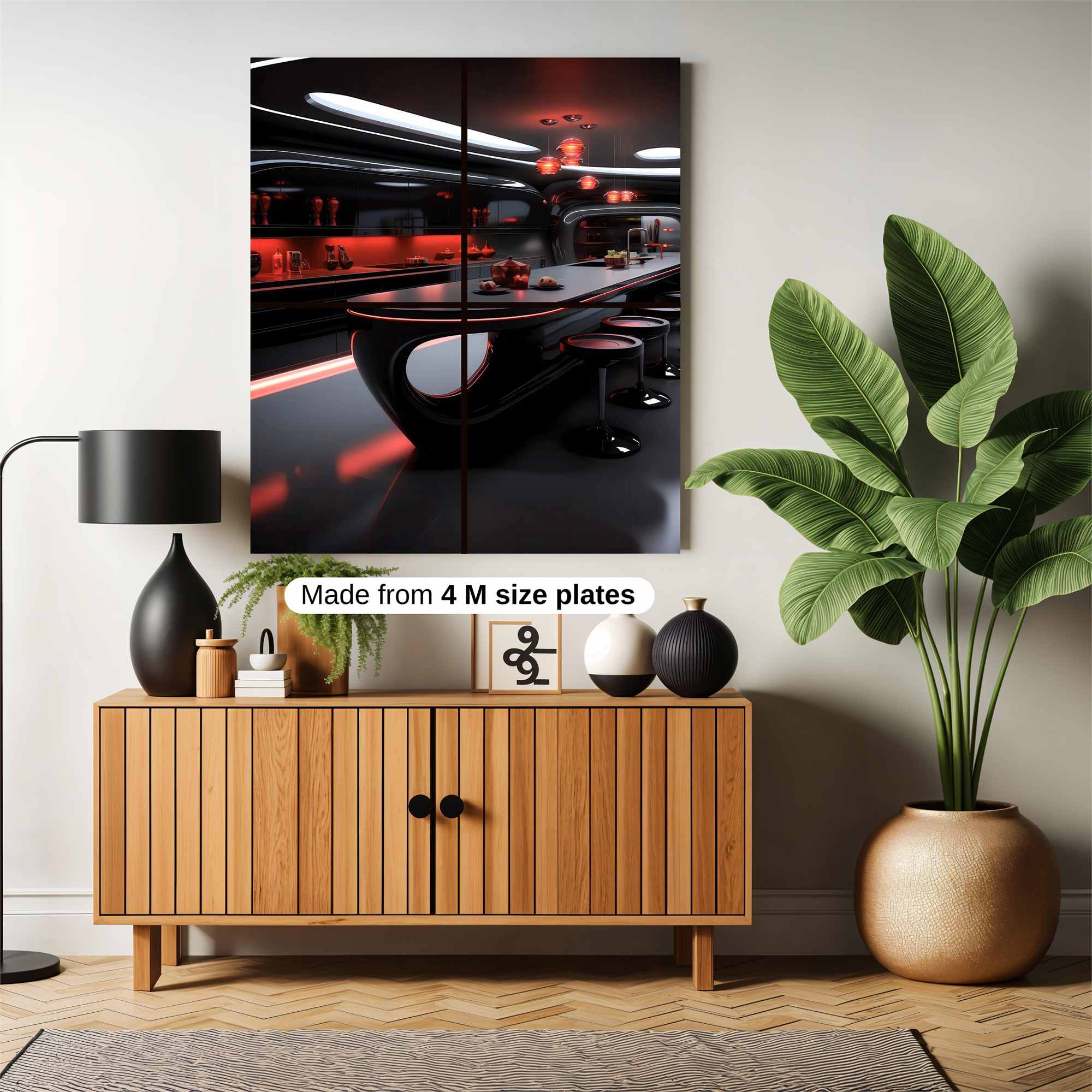 Neon Elegance Safe Wall Magnetic / M