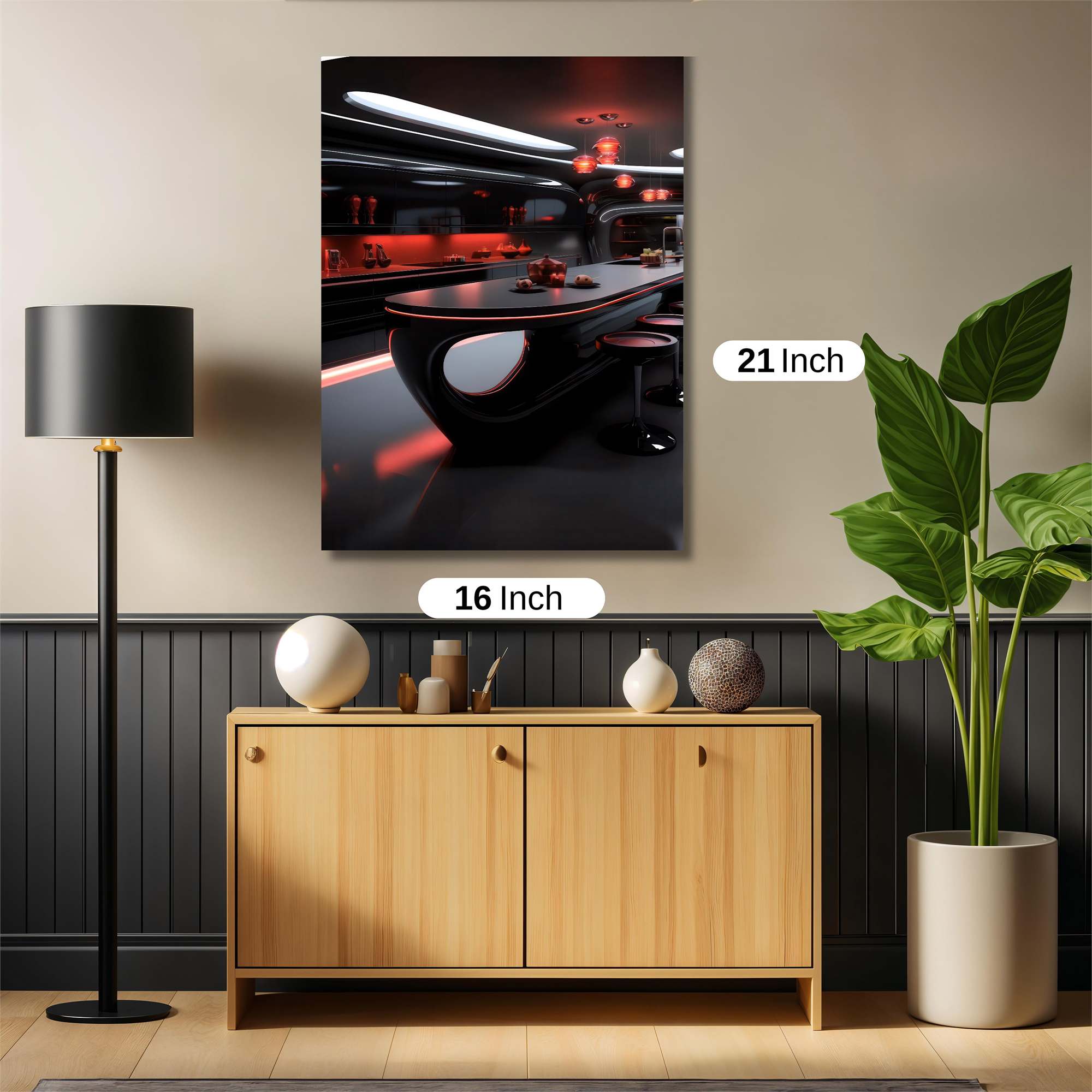 Neon Elegance Safe Wall Magnetic / M