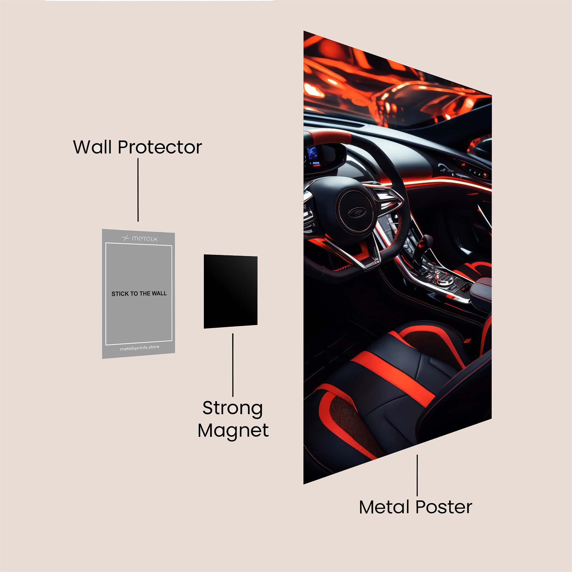 Aston Martin - Intense Safe Wall Magnetic / M