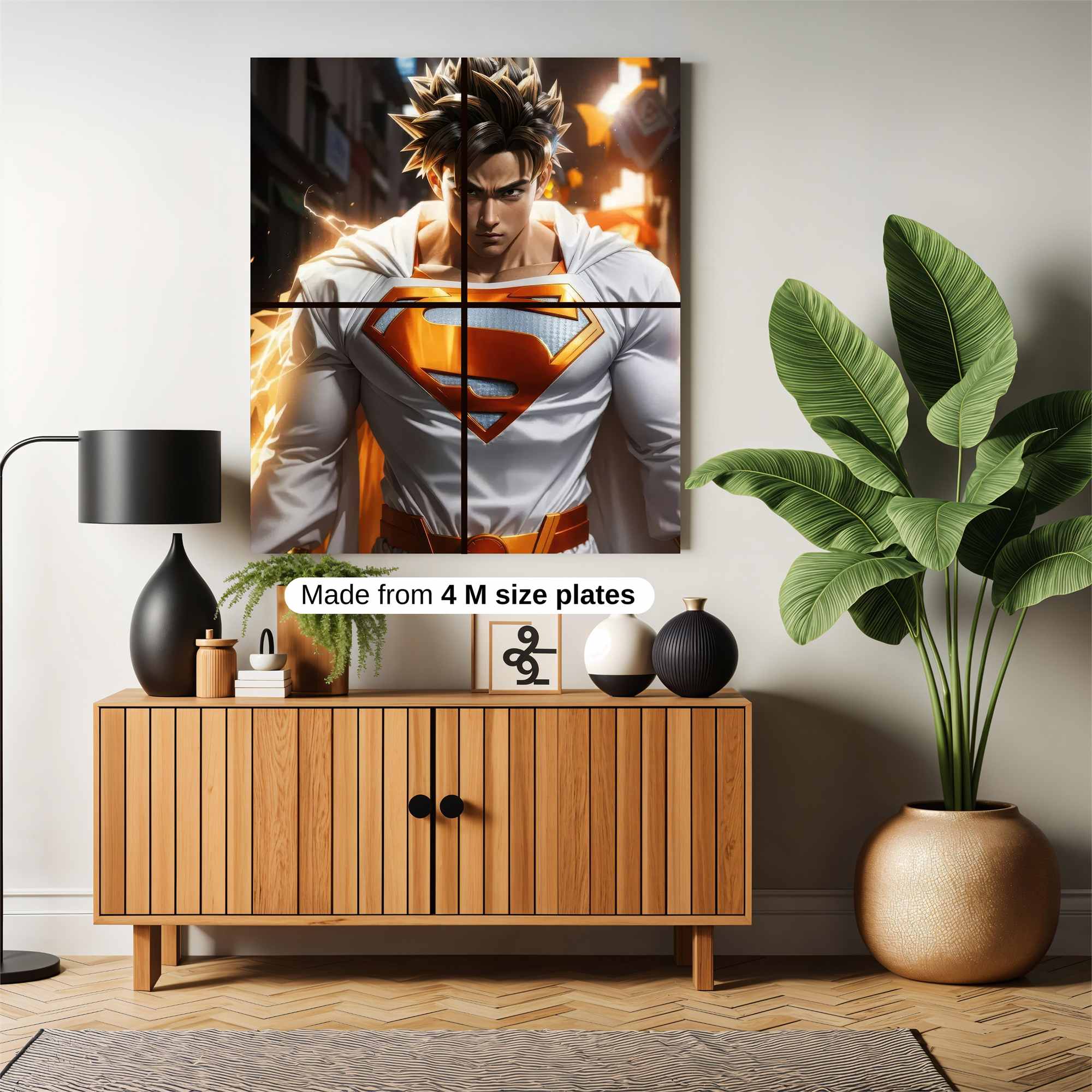Superman Radiant Safe Wall Magnetic / M