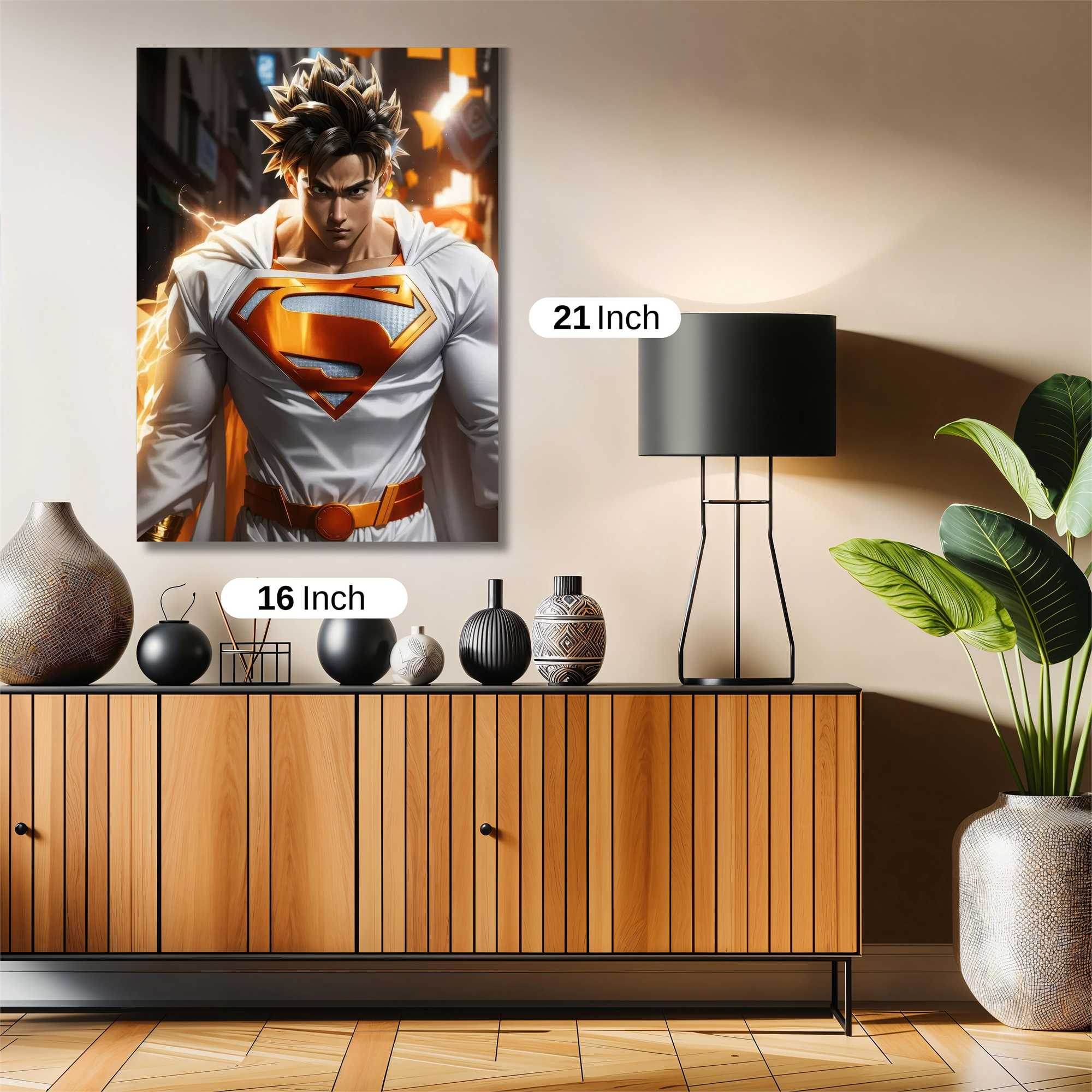 Superman Radiant Safe Wall Magnetic / M