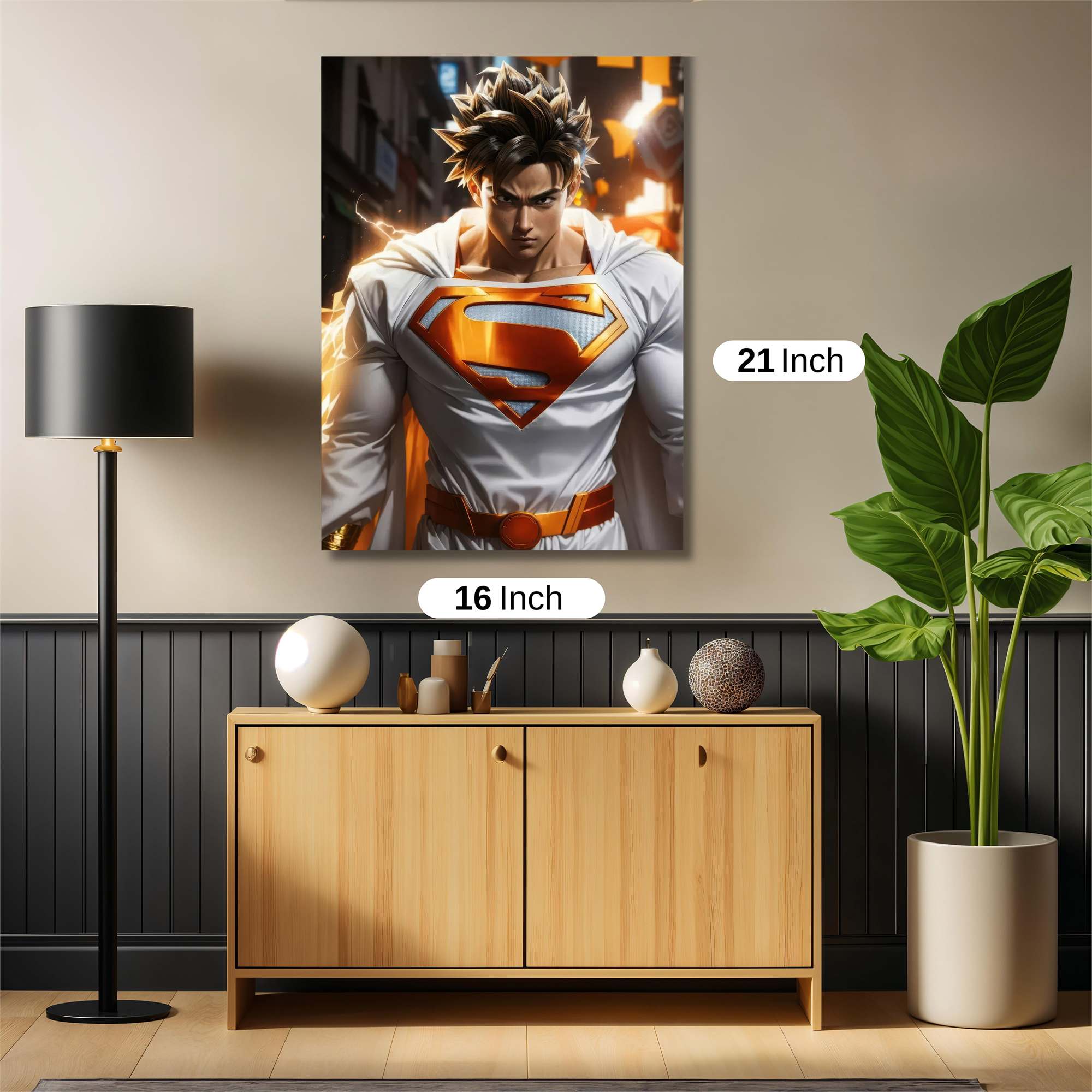 Superman Radiant Safe Wall Magnetic / M