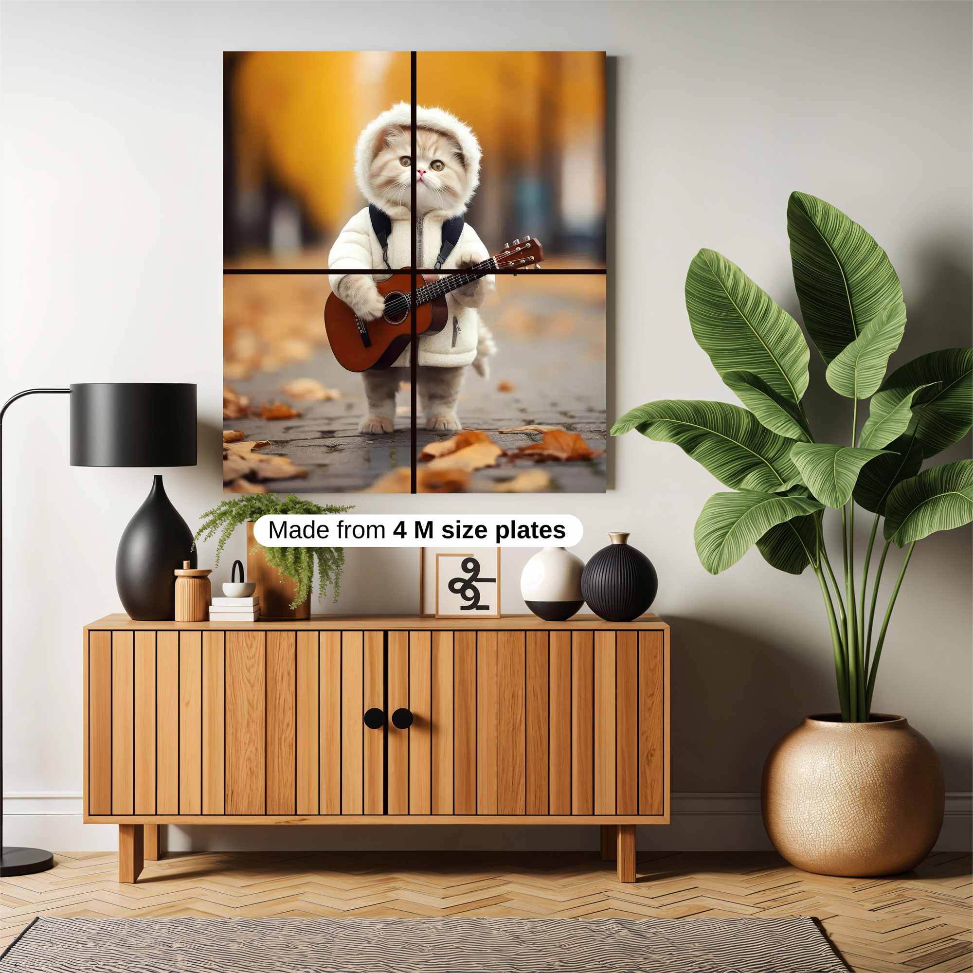 Cat Serenade Safe Wall Magnetic / M