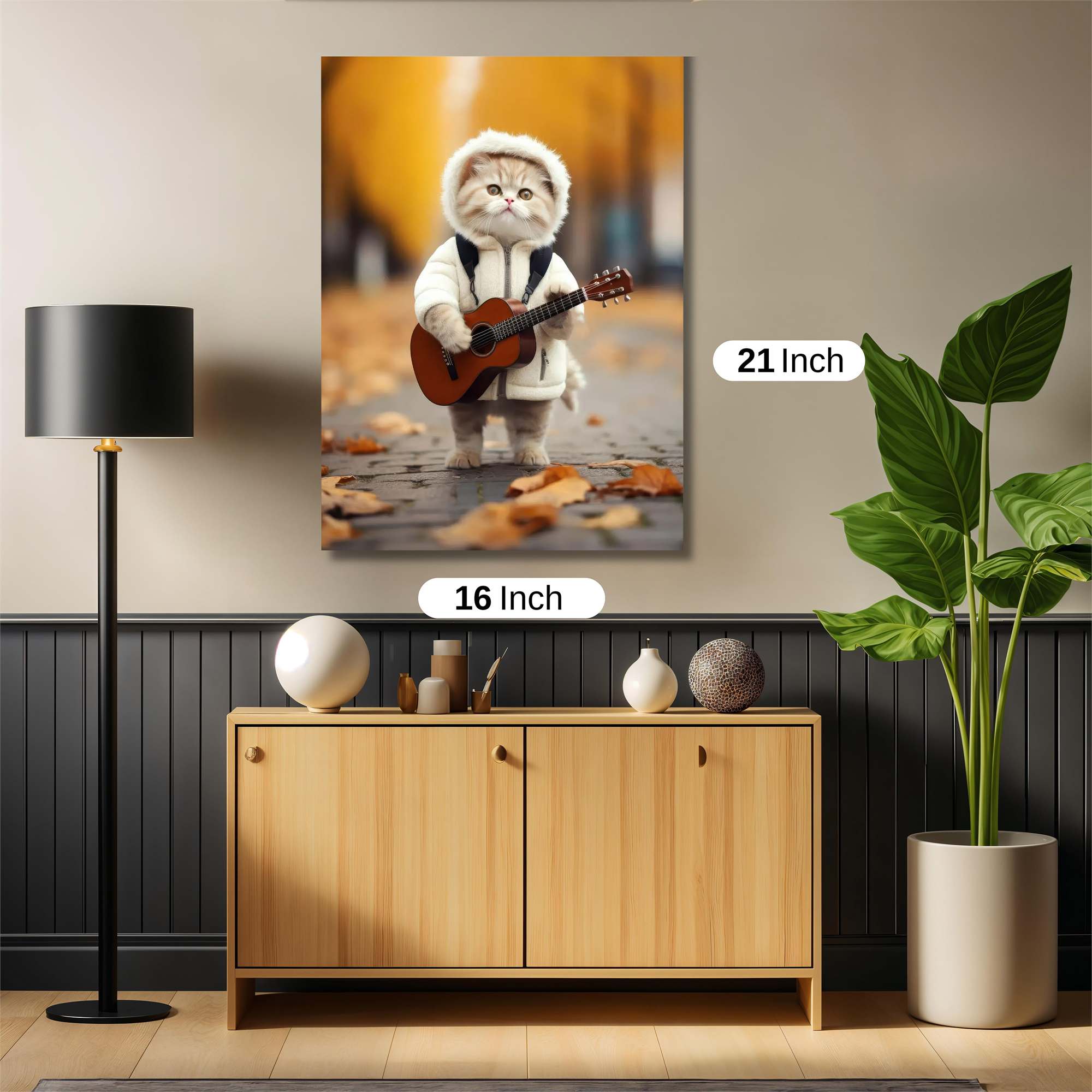 Cat Serenade Safe Wall Magnetic / M