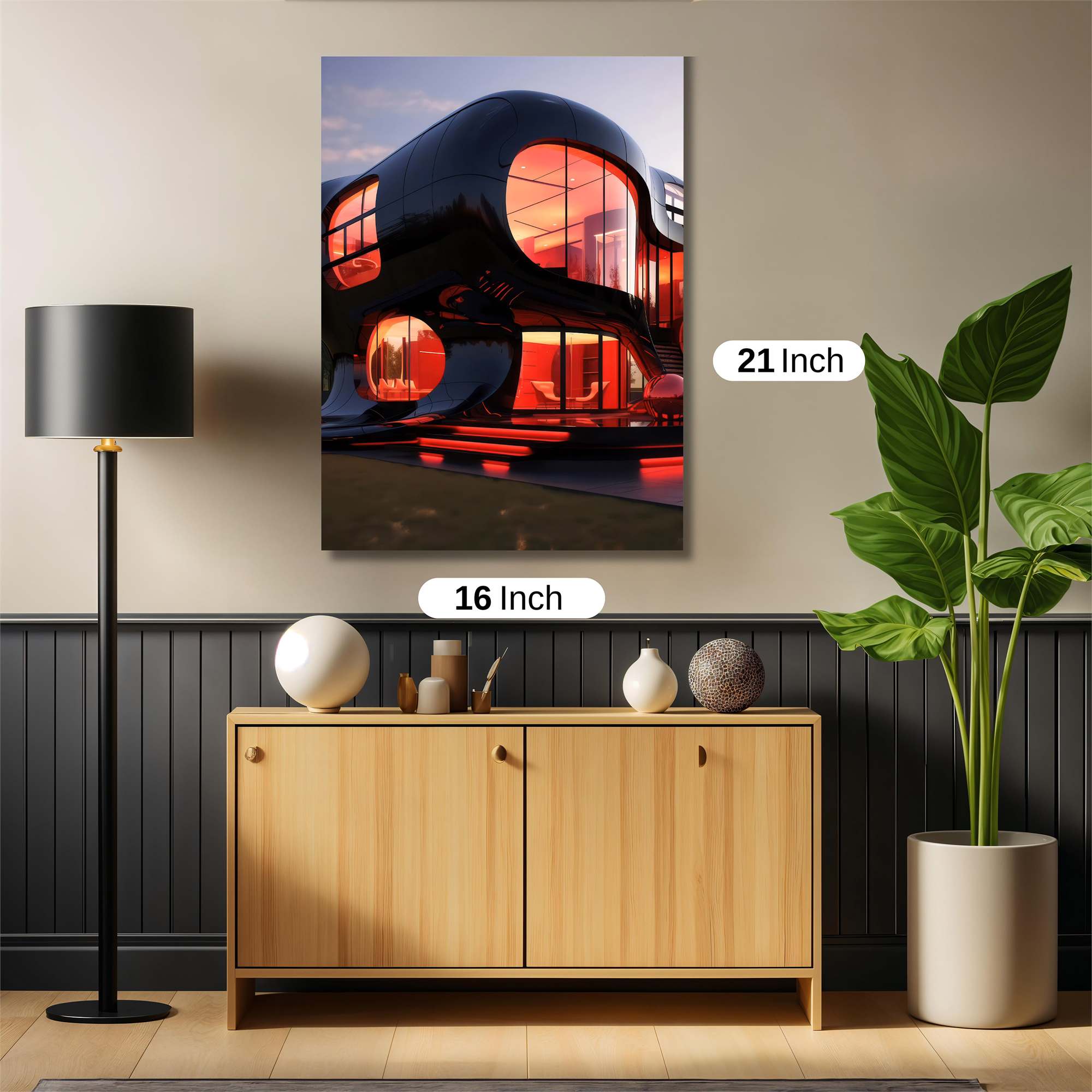 Blobitecture Blaze Safe Wall Magnetic / M