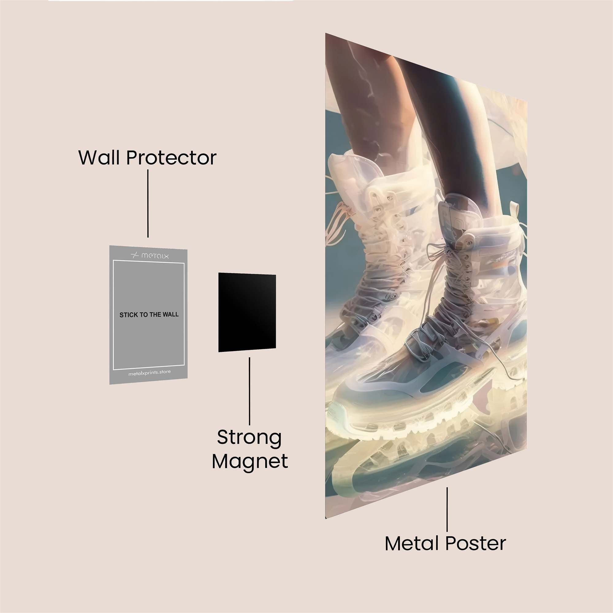 Crystal Clarity Safe Wall Magnetic / M
