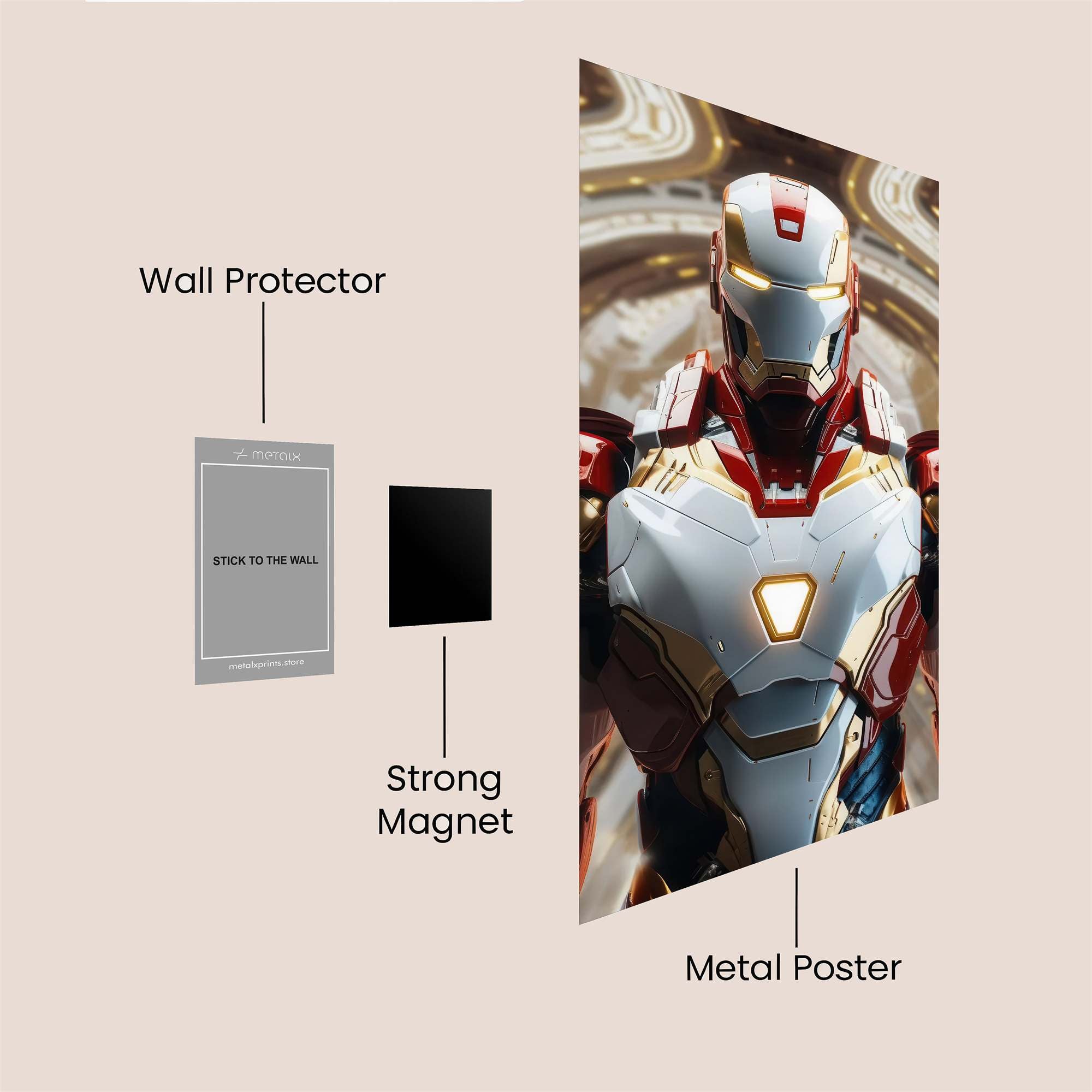 Iron Radiance Safe Wall Magnetic / M