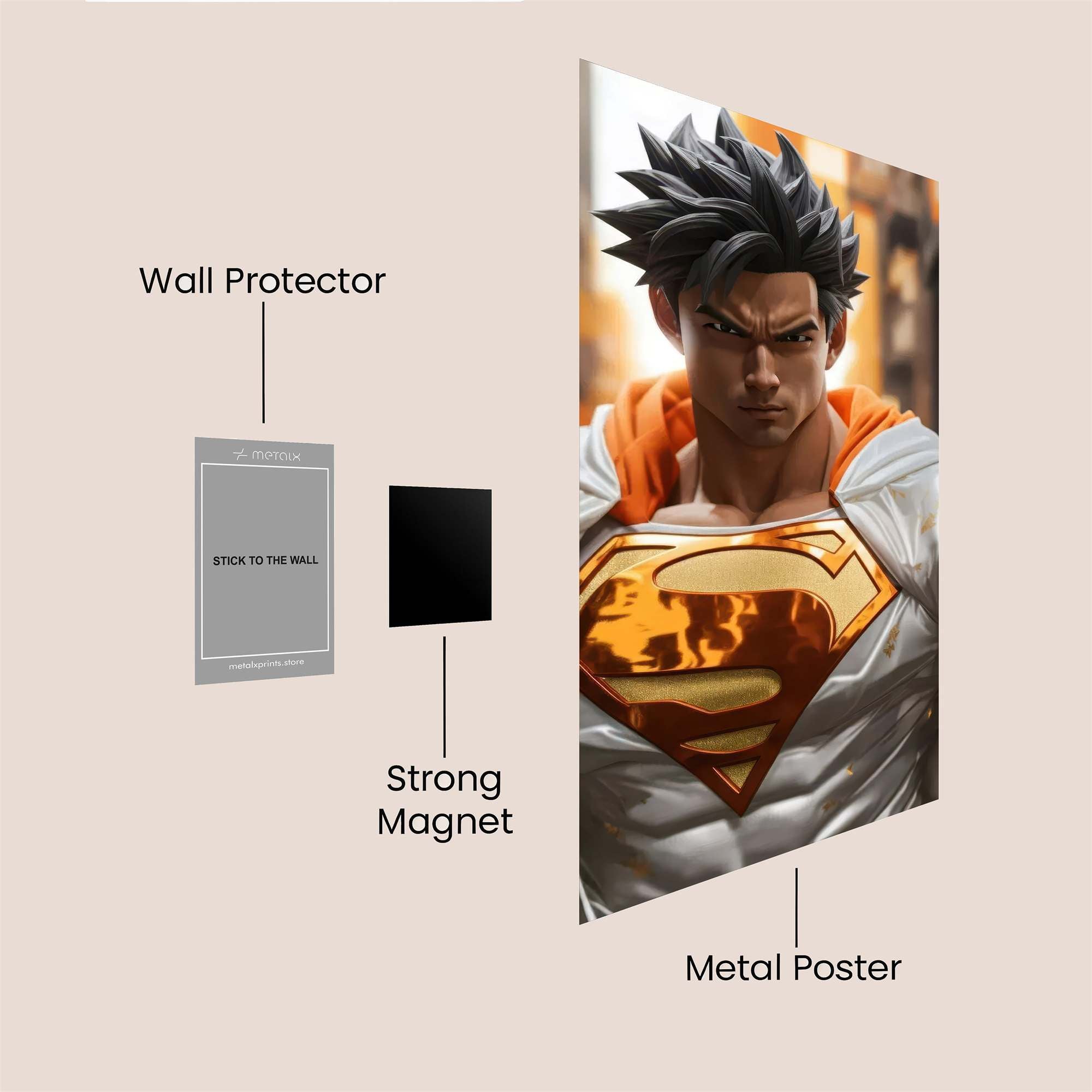 Superman Intense Safe Wall Magnetic / M