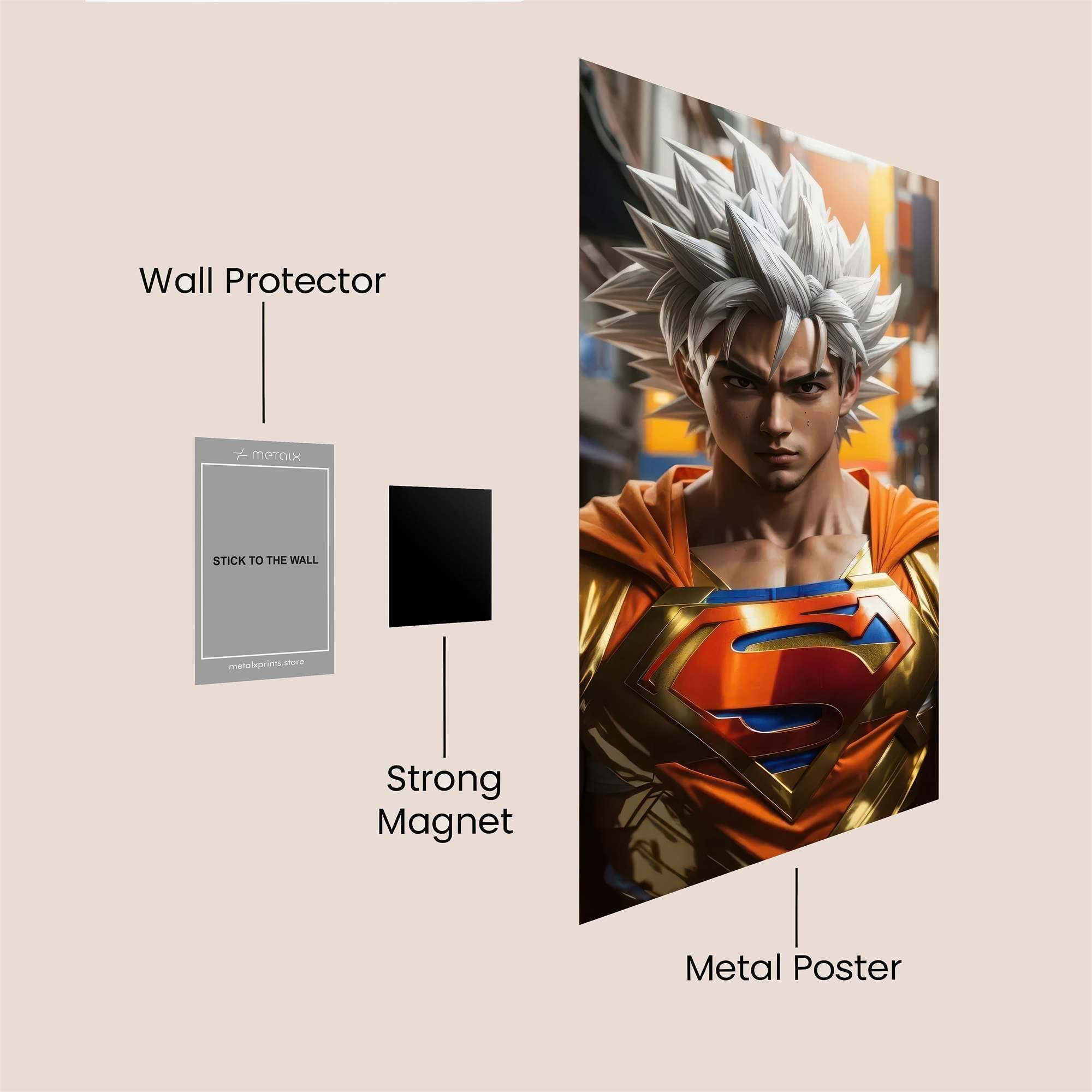 Silver Sentinel Safe Wall Magnetic / M