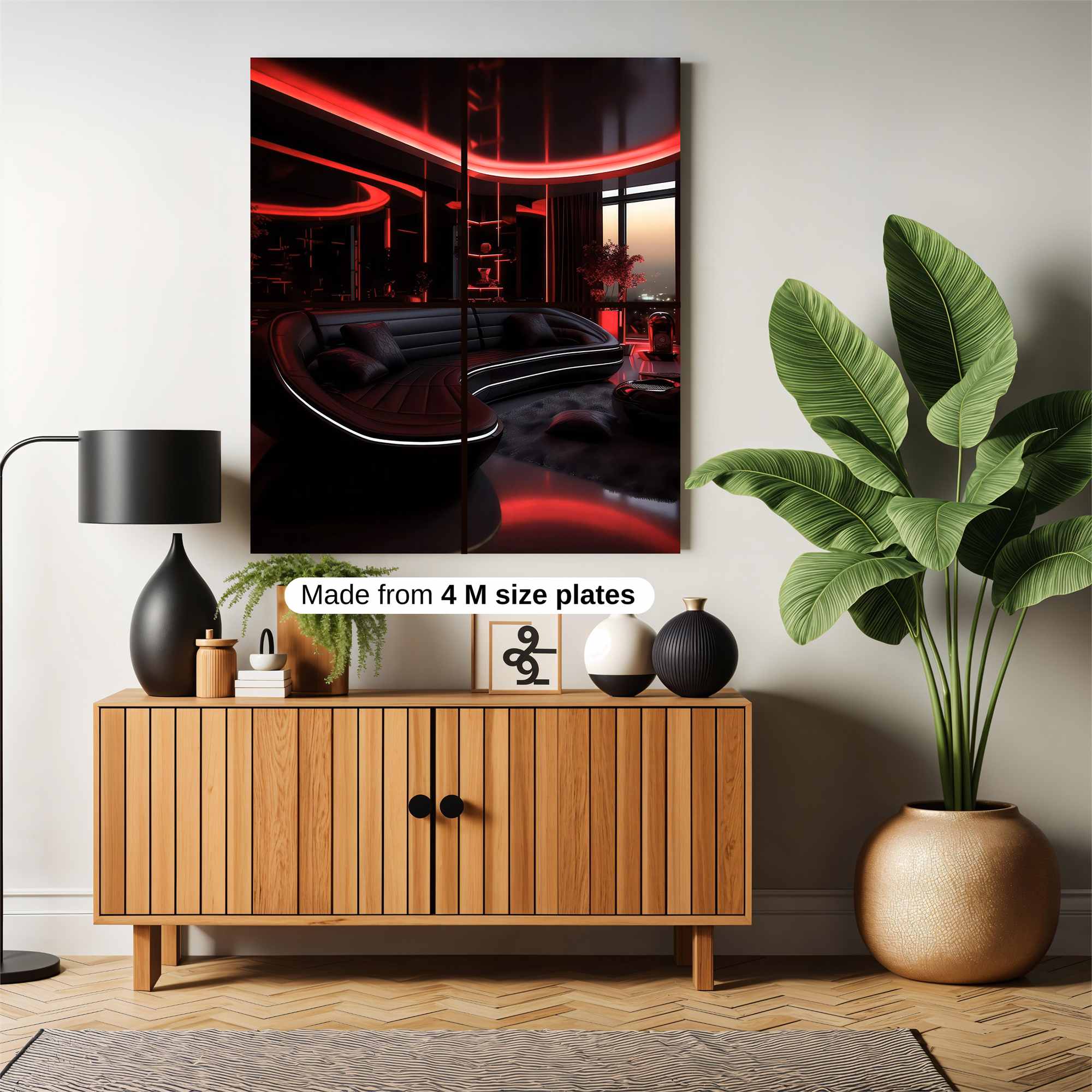 Neon Lounge Safe Wall Magnetic / M