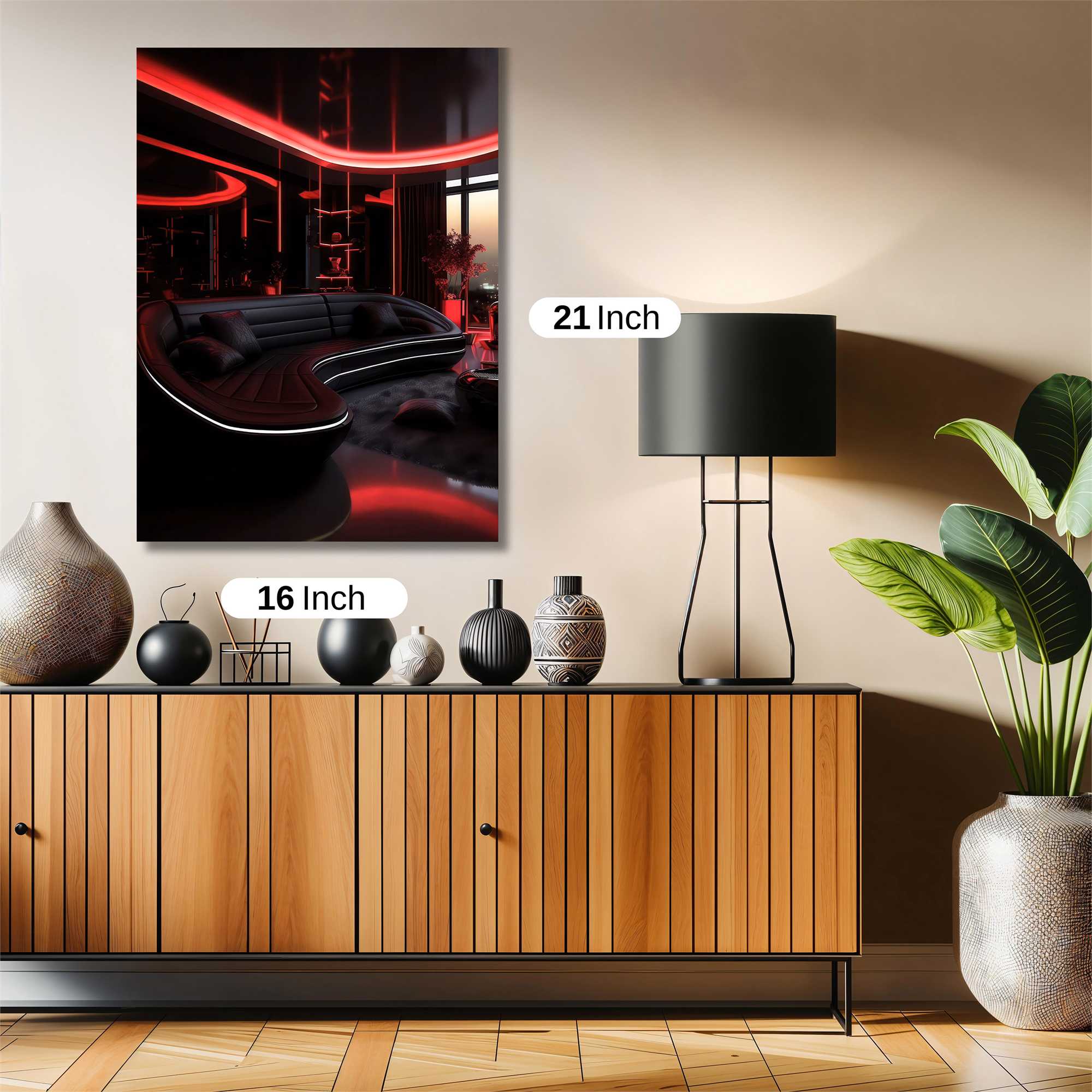 Neon Lounge Safe Wall Magnetic / M