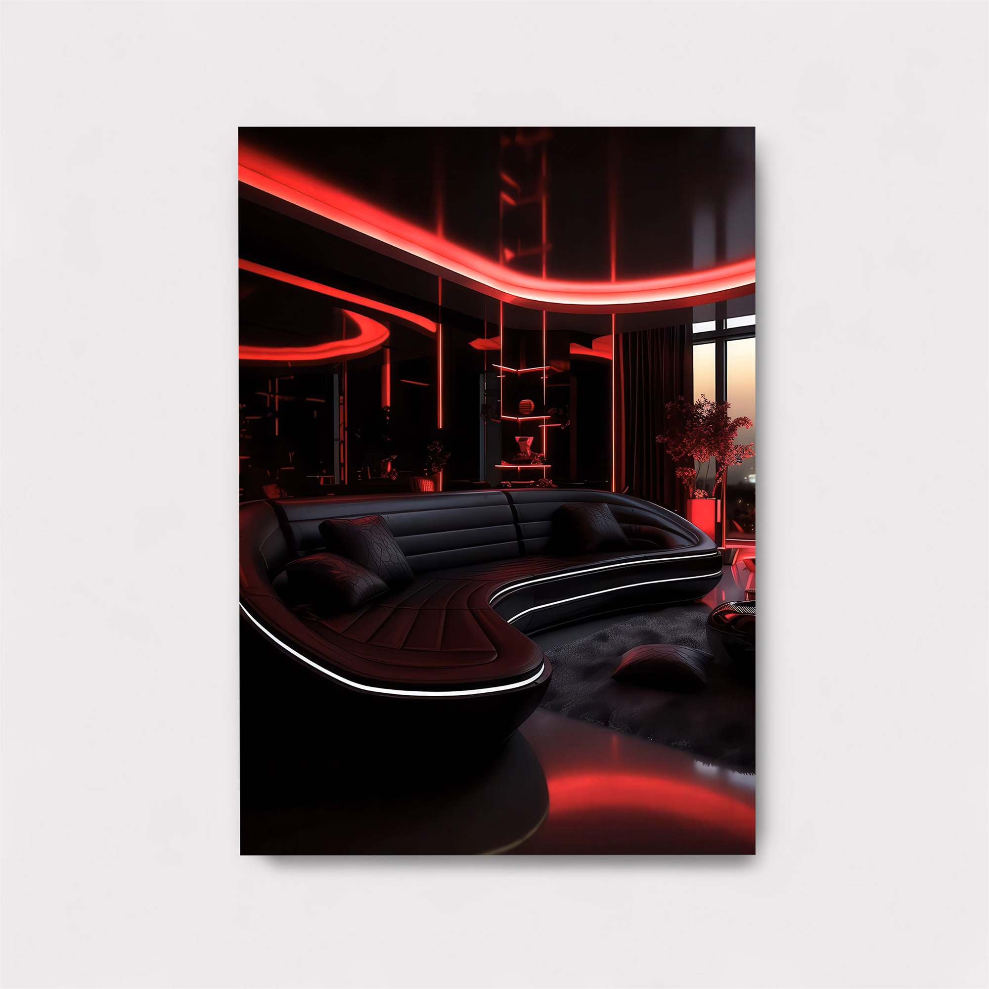 Neon Lounge Safe Wall Magnetic / M
