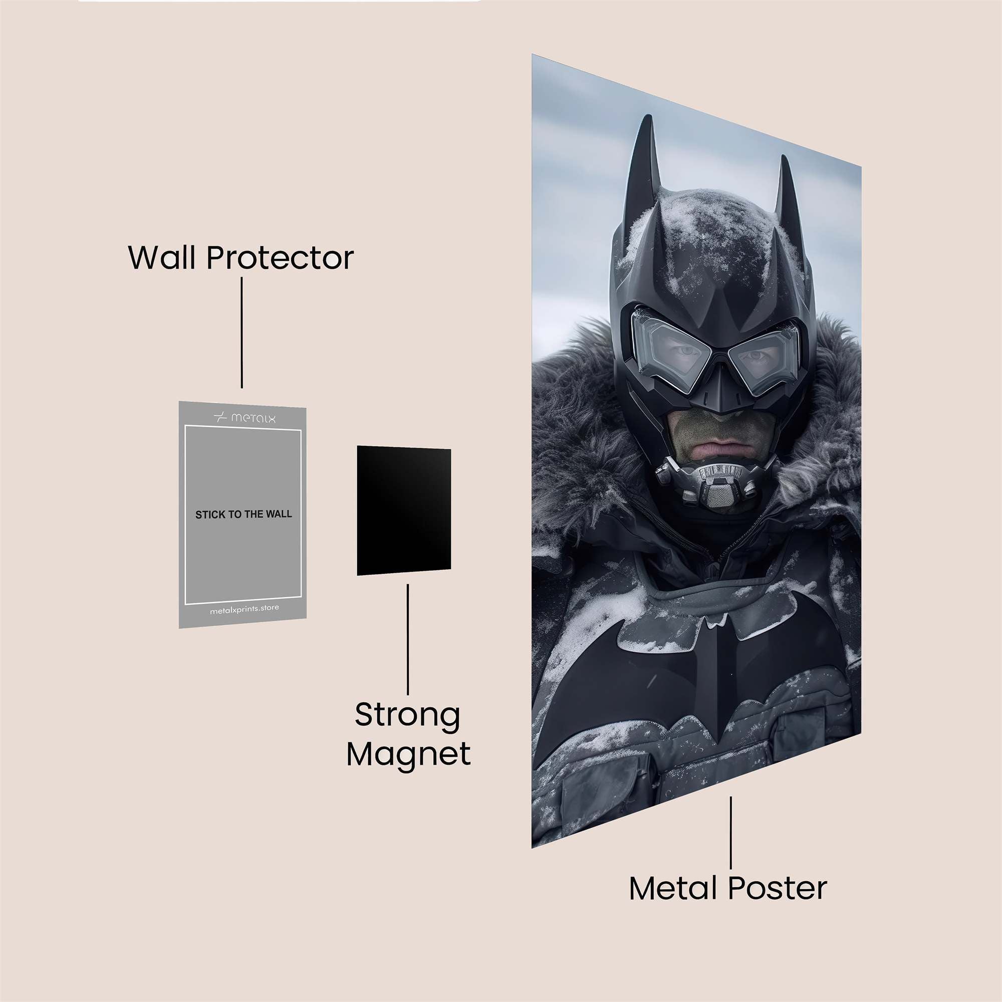 Batman Frost Safe Wall Magnetic / M