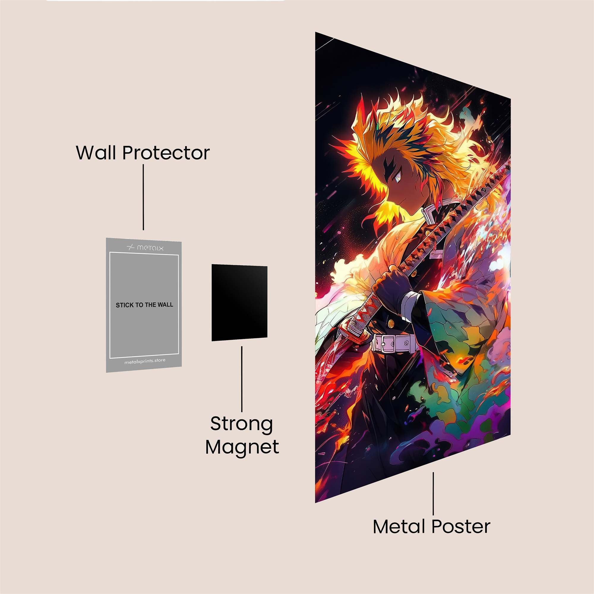 Rengoku Radiance Safe Wall Magnetic / M