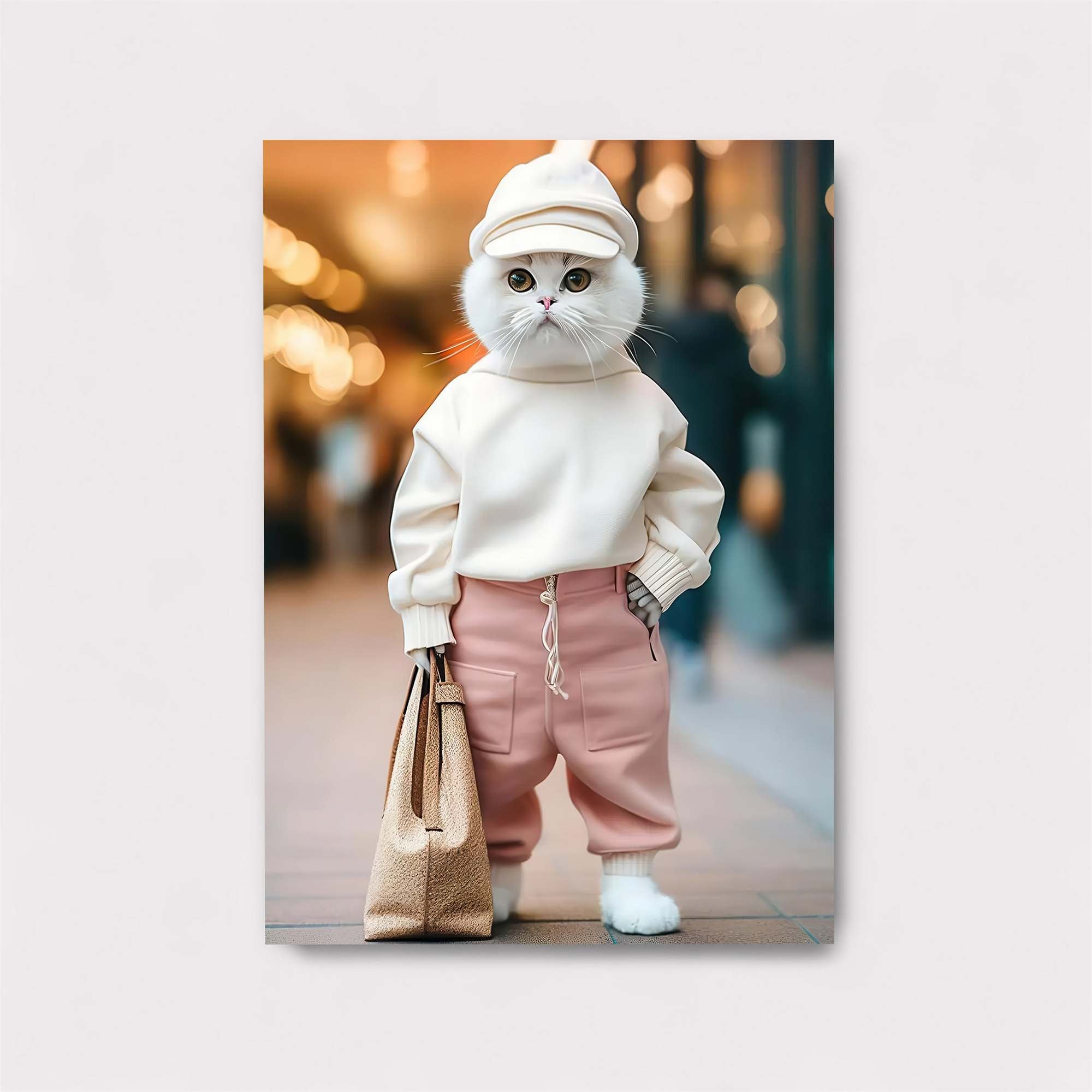 Cat Fashionista Safe Wall Magnetic / M