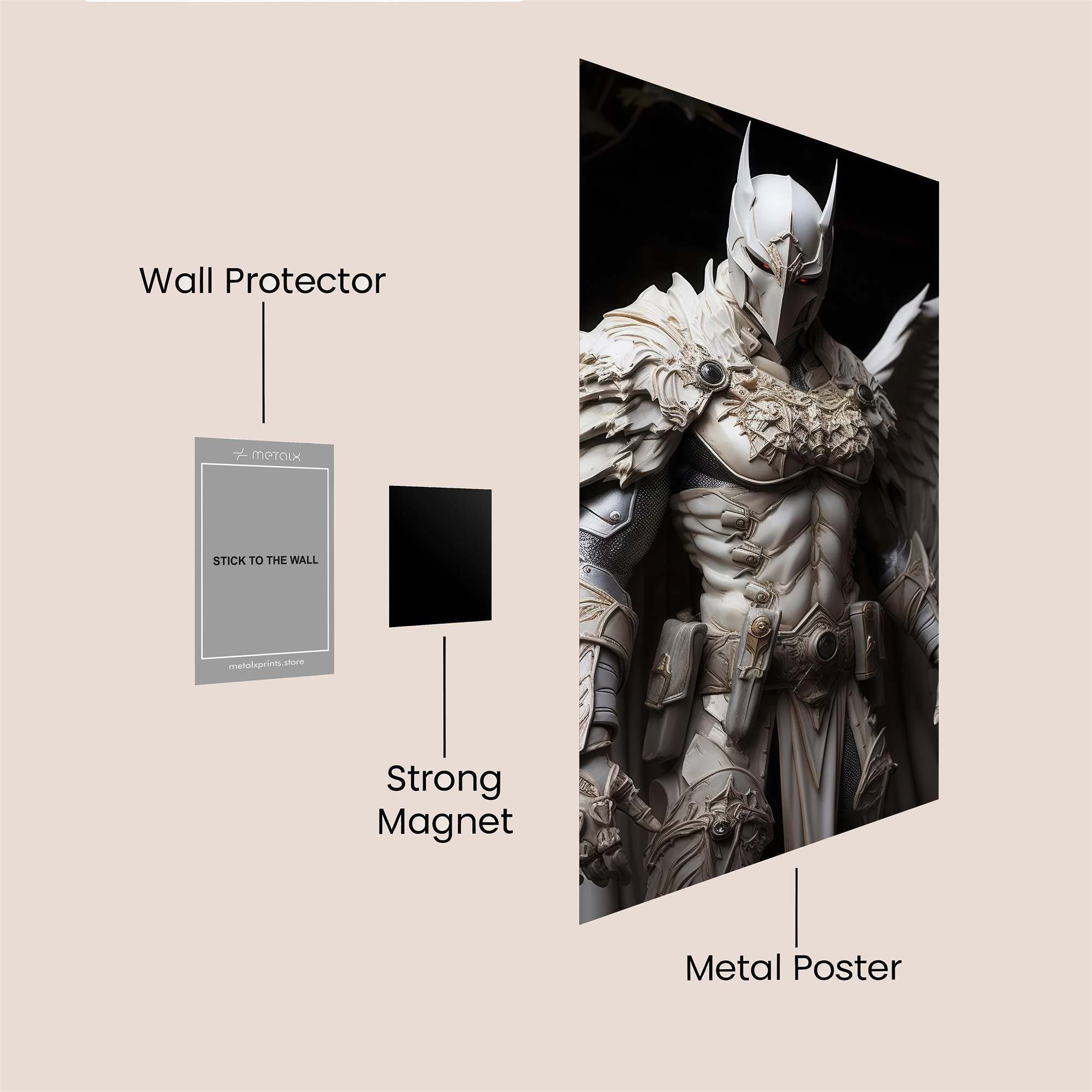 Angel Knight Safe Wall Magnetic / M
