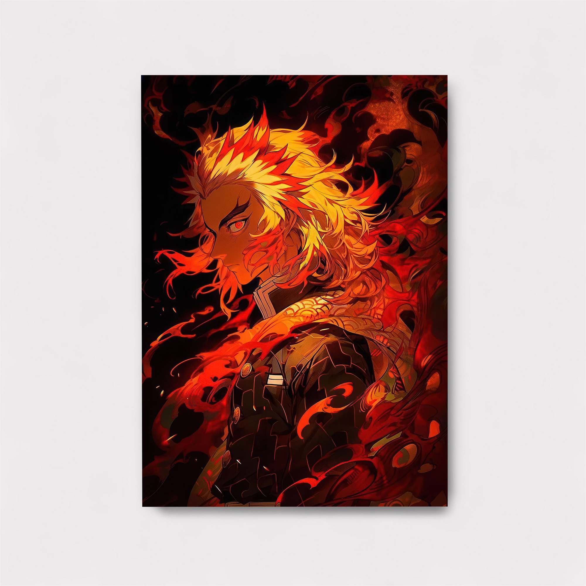 Rengoku Fiery Safe Wall Magnetic / M